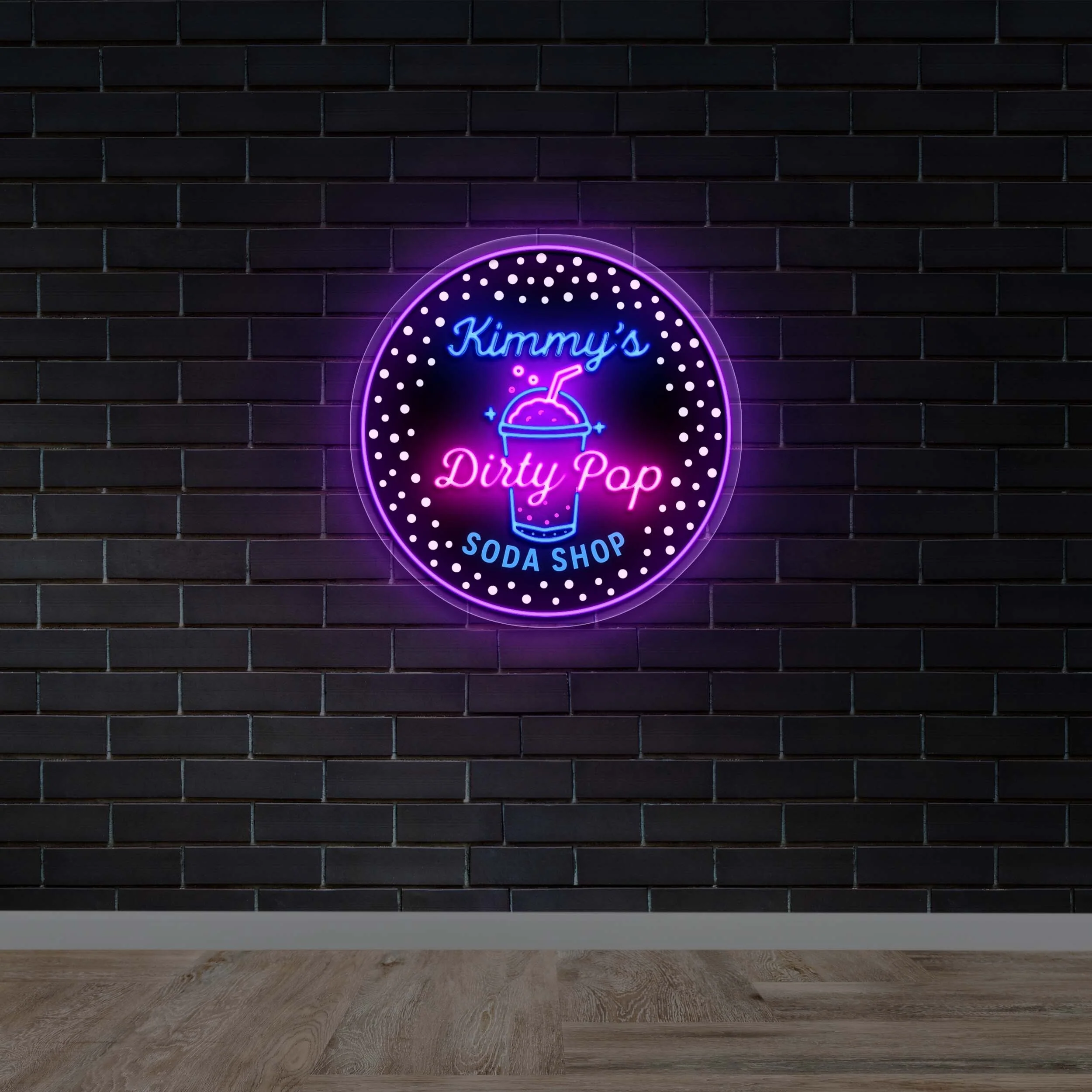 Kimmy's Soda Shop - Premium Neon Artwork