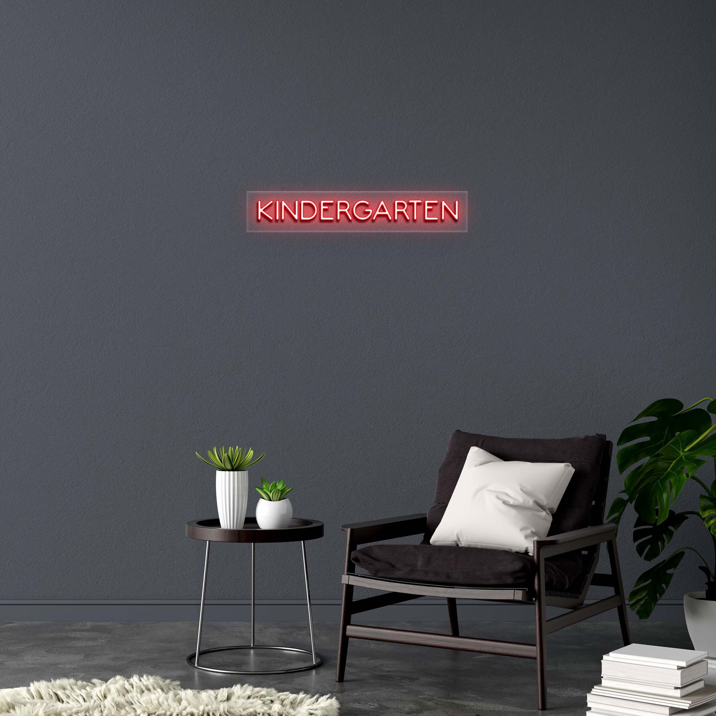 KINDERGARTEN - Premium Neon Artwork