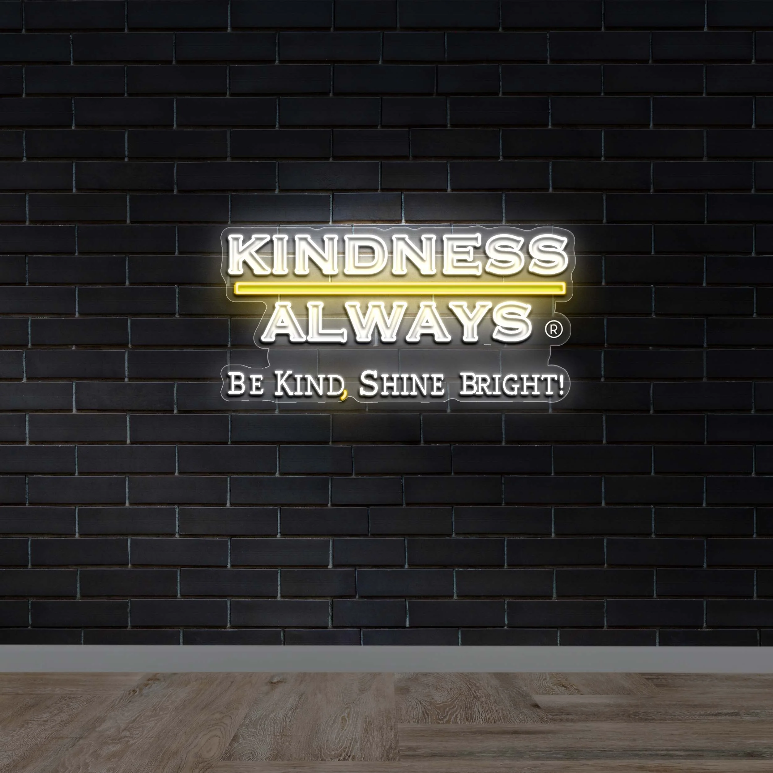 KINDNESS ALWAYS - Premium Neon Artwork