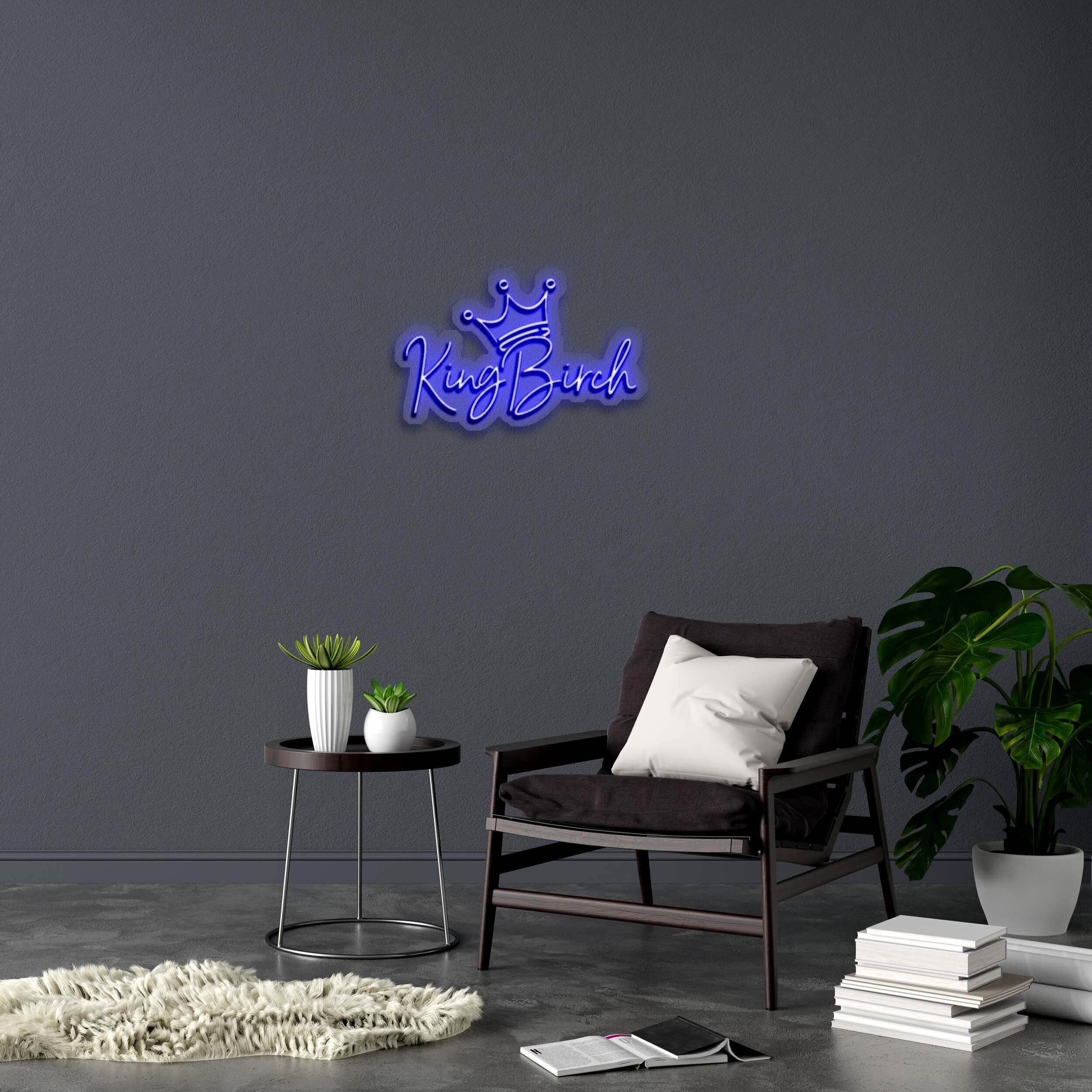 King Birch - Premium Neon Artwork