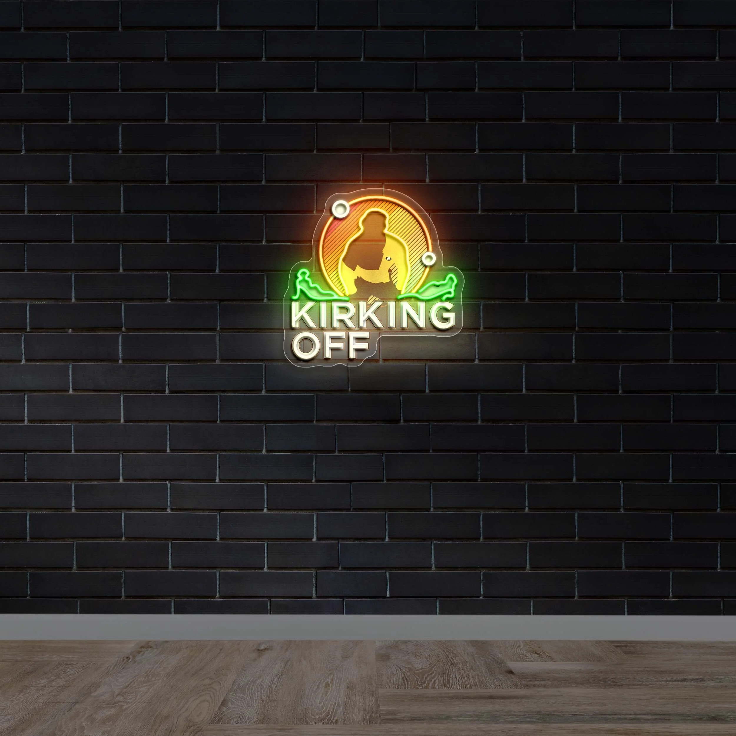 KIRKING OFF - Premium Neon Artwork