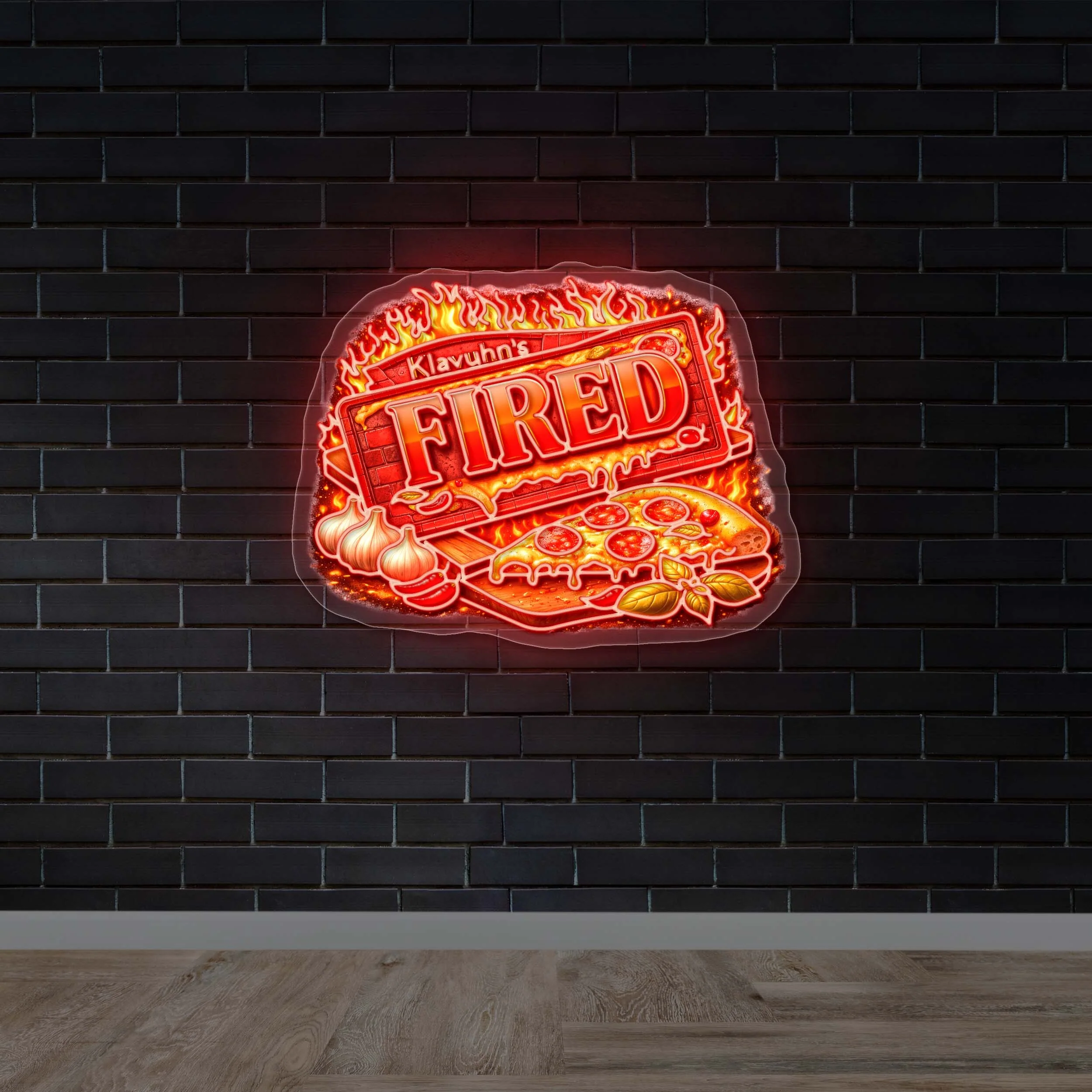 KLAVUHN'S FIRED-Premium Neon Artwork