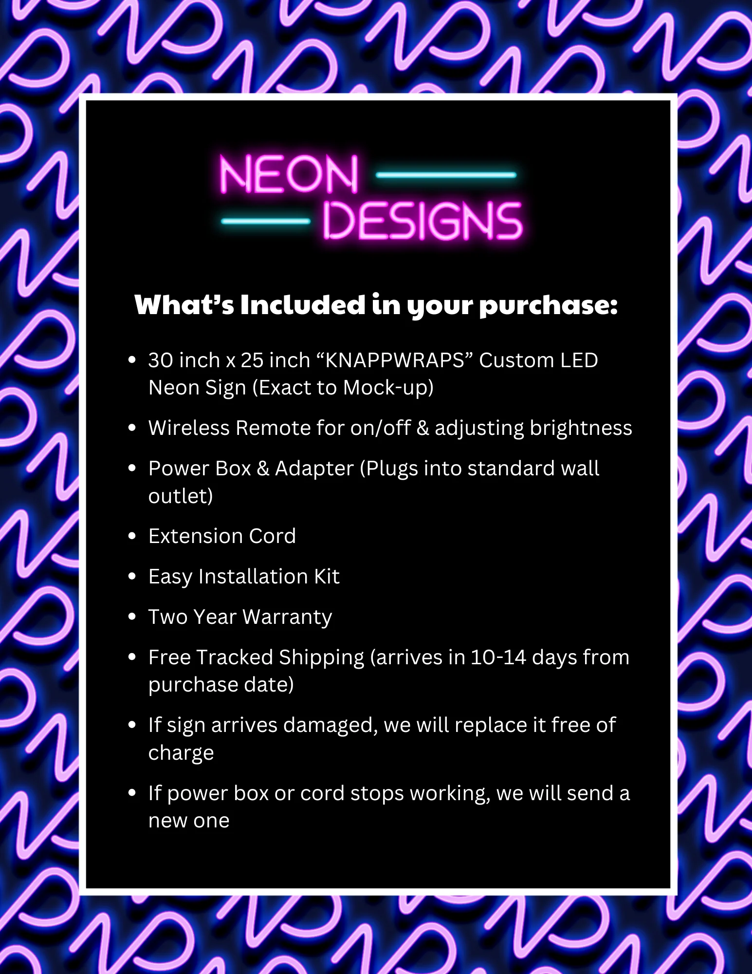 KNAPPWRAPS - Premium Neon Artwork - Image 2