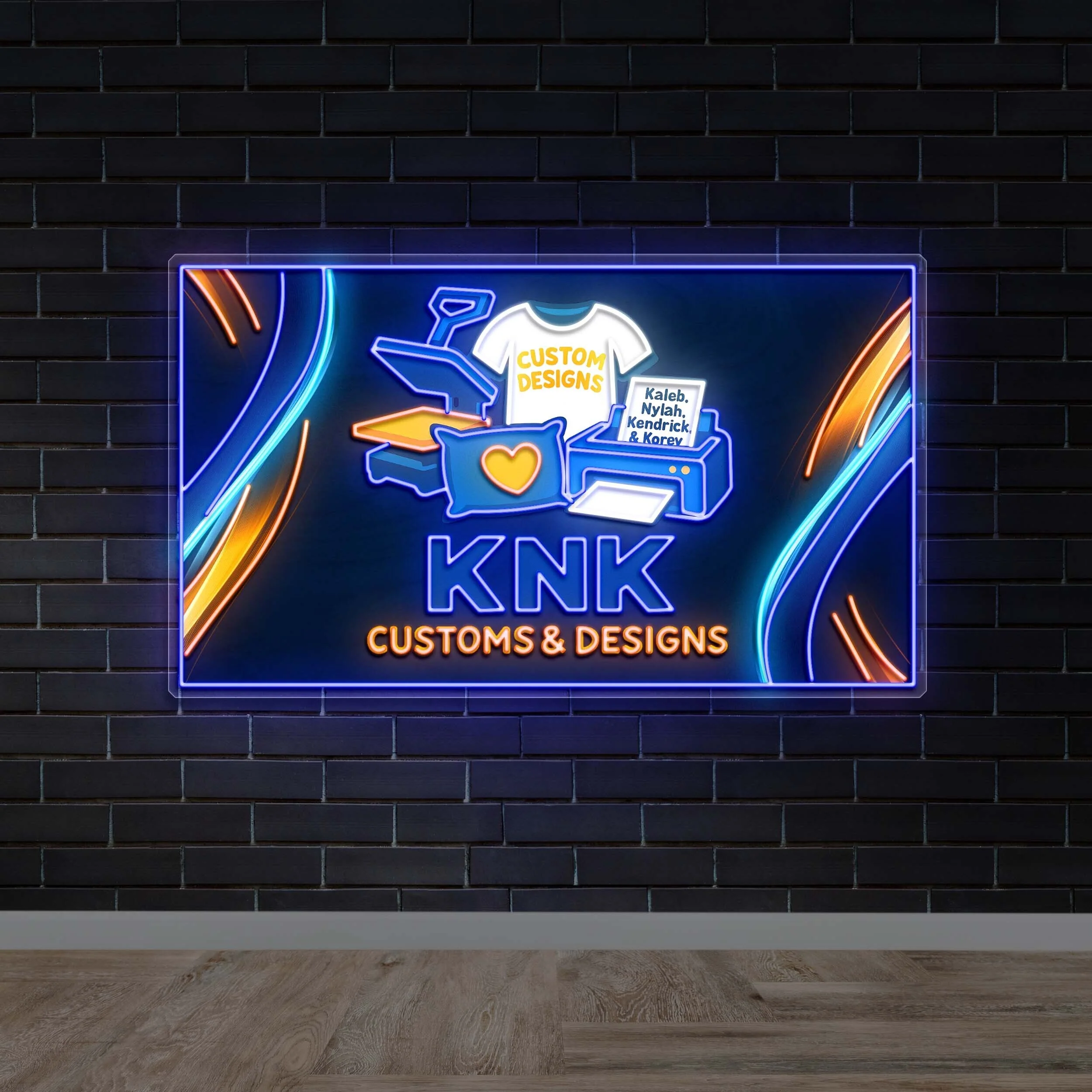KNK CUSTOMS & DESIGNS - Premium Neon Artwork