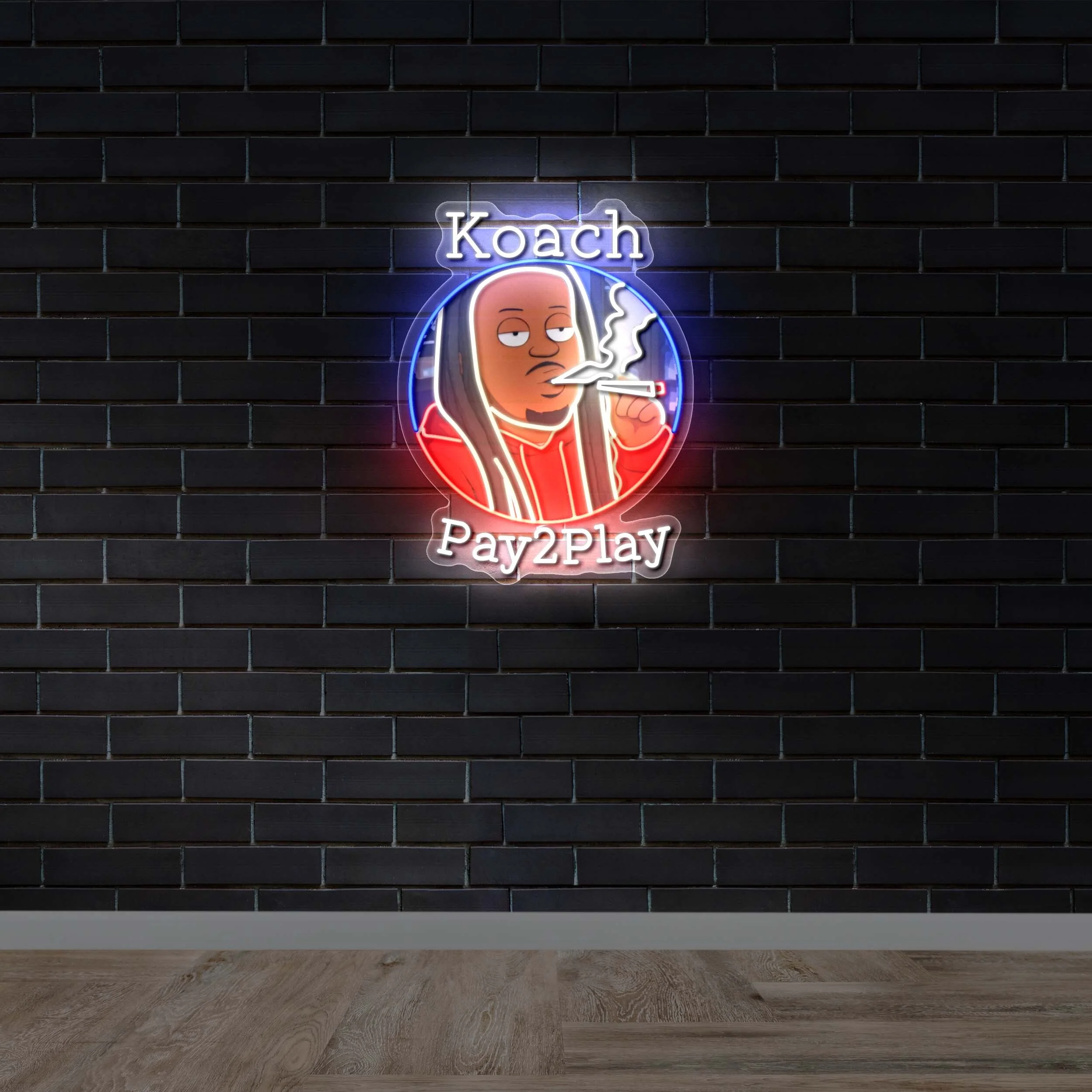 Koach Pay2Play - Premium Neon Artwork - Image 3