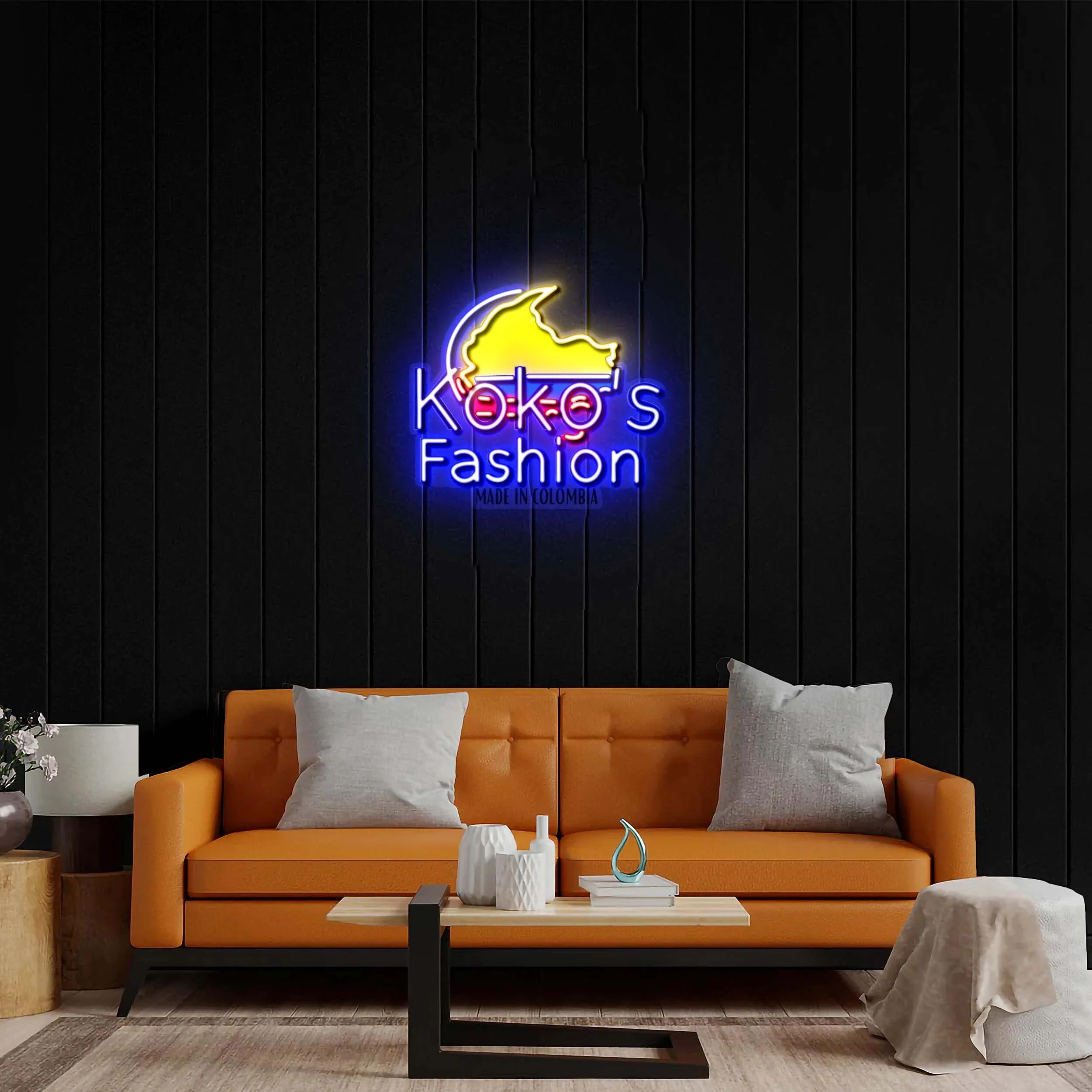 Koko's Fashion - Premium Neon Artwork
