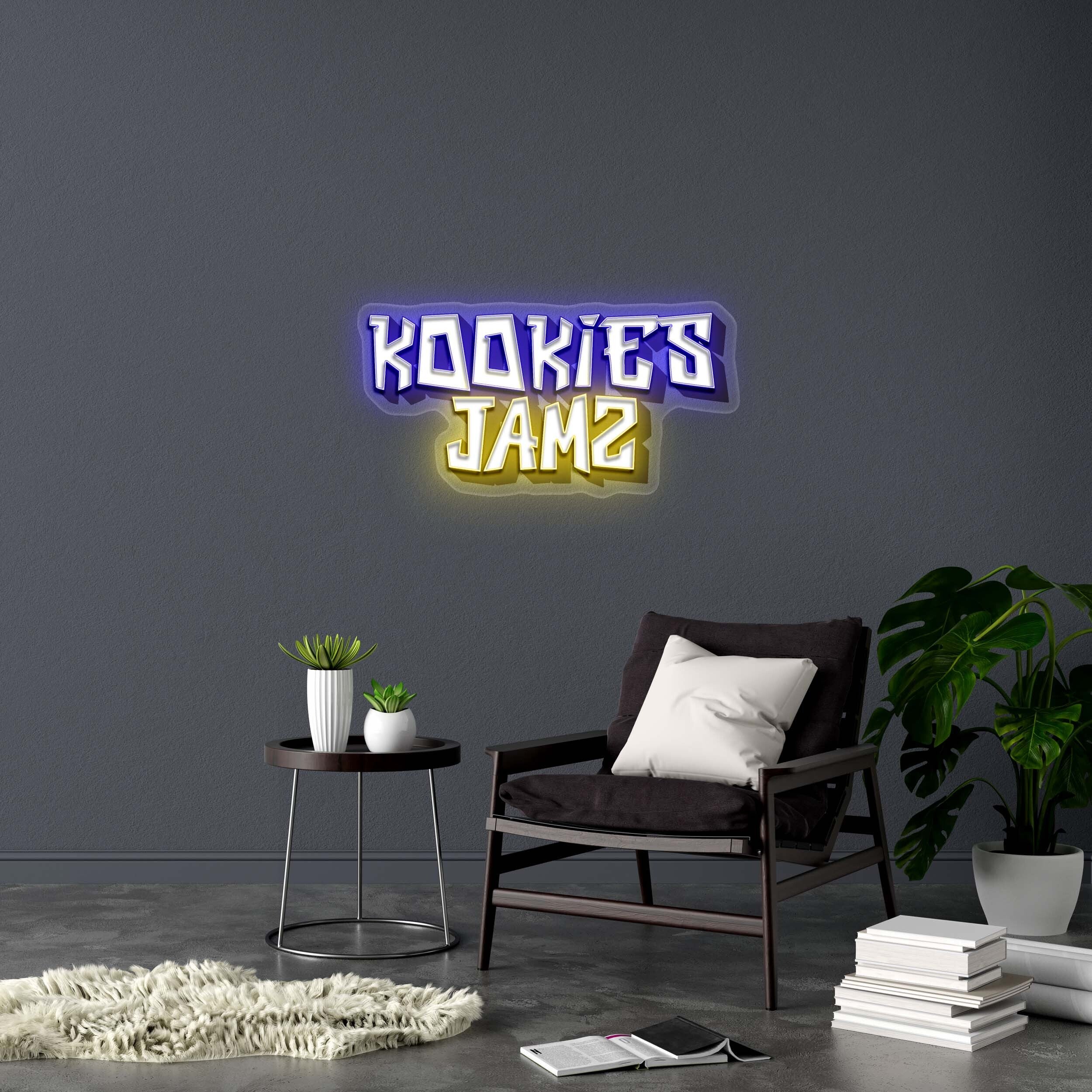 KOOKIES JAMZ - Premium Neon Artwork