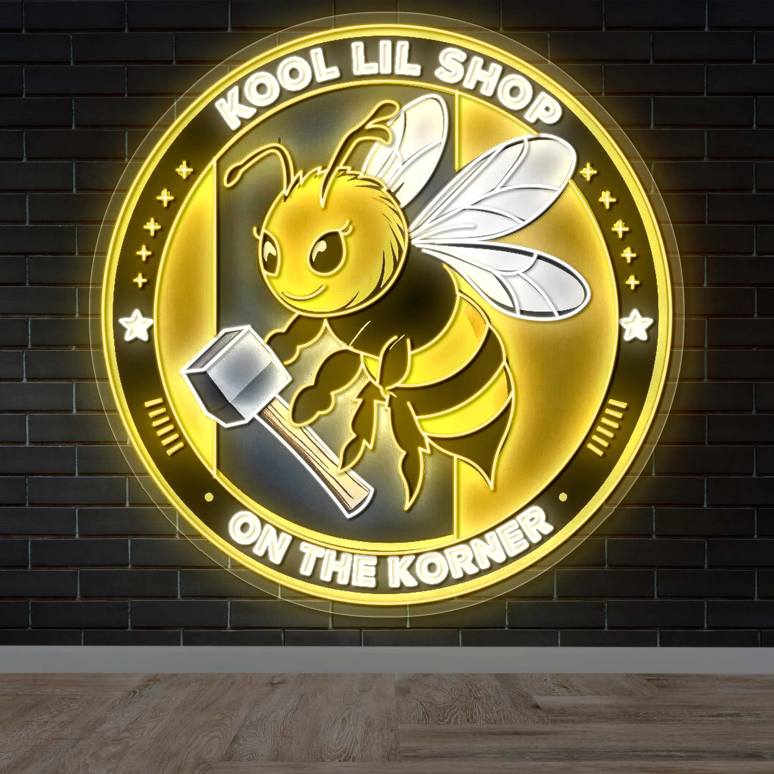 KOOL LIL SHOP - Premium Neon Artwork