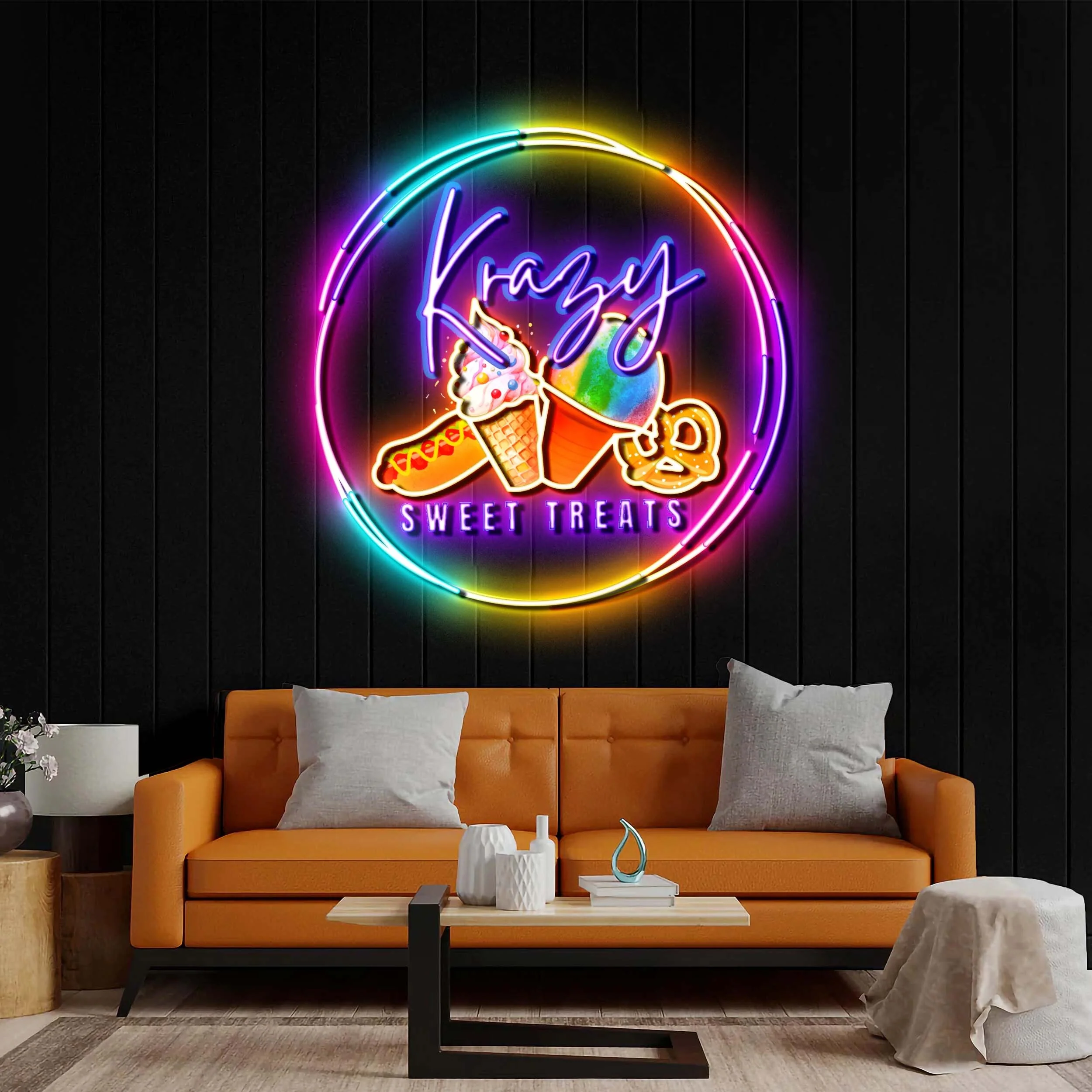 Krazy Sweet Treats - Premium Neon Artwork - Image 2