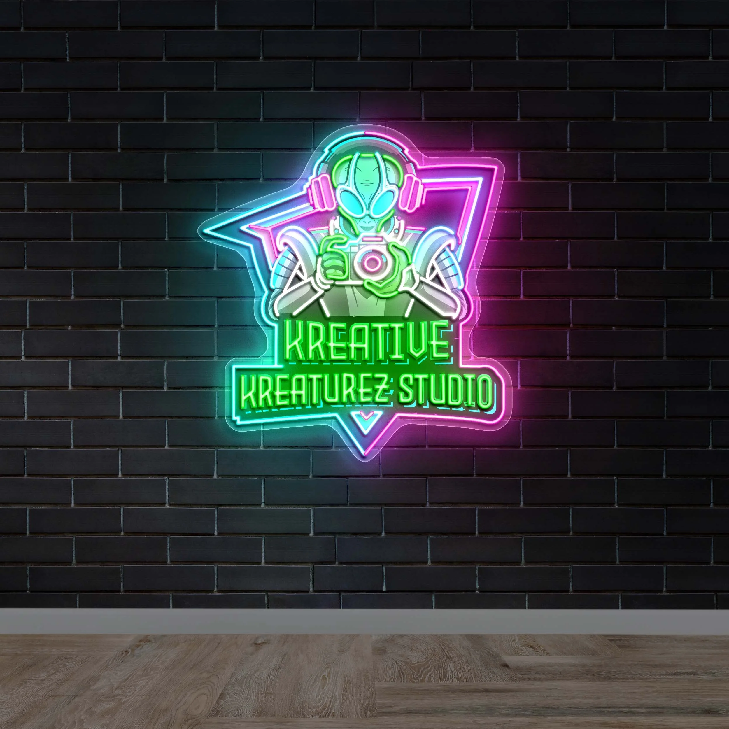 KREATIVE KREATUREZ STUDIO - Premium Neon Artwork