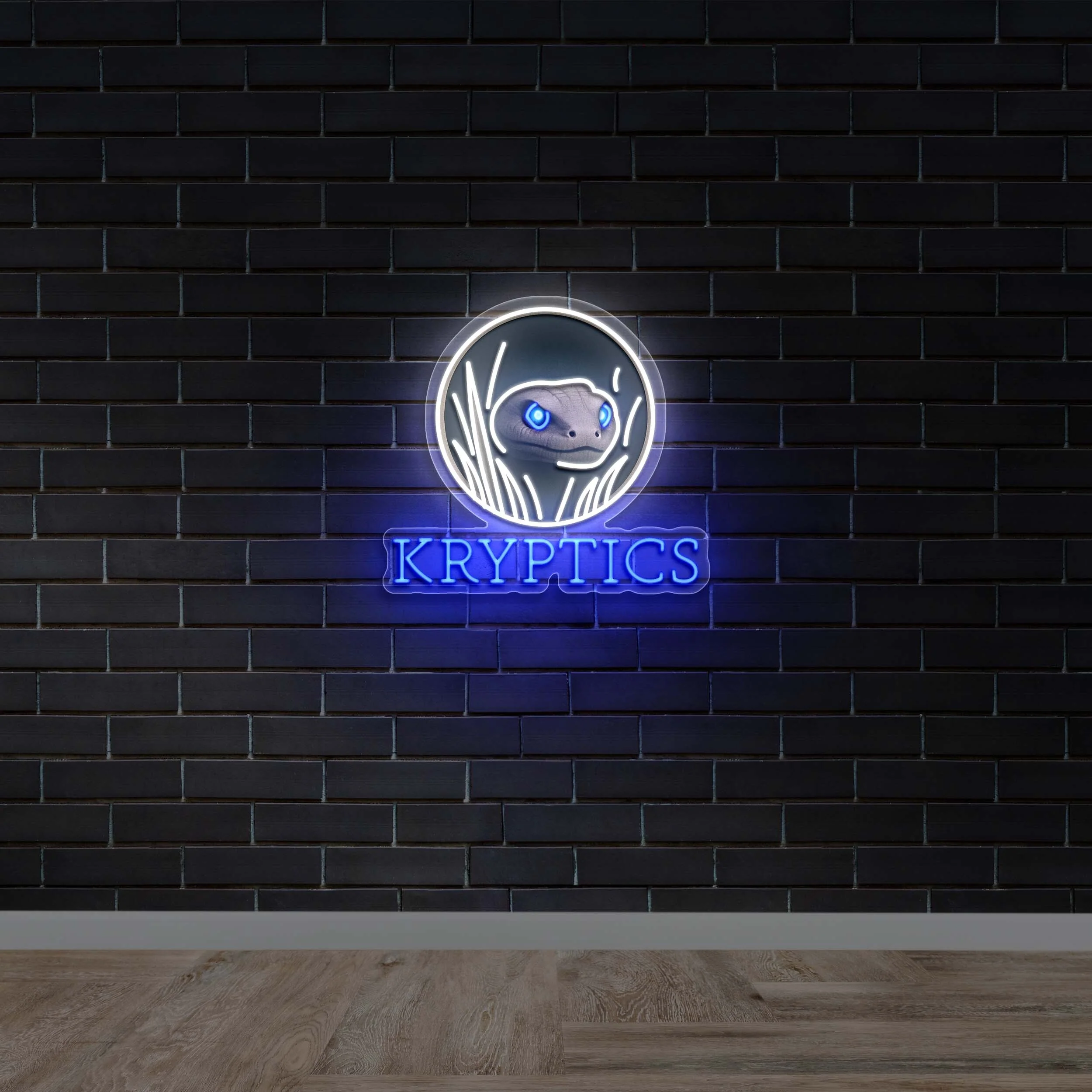 KRYPTICS - Premium Neon Artwork