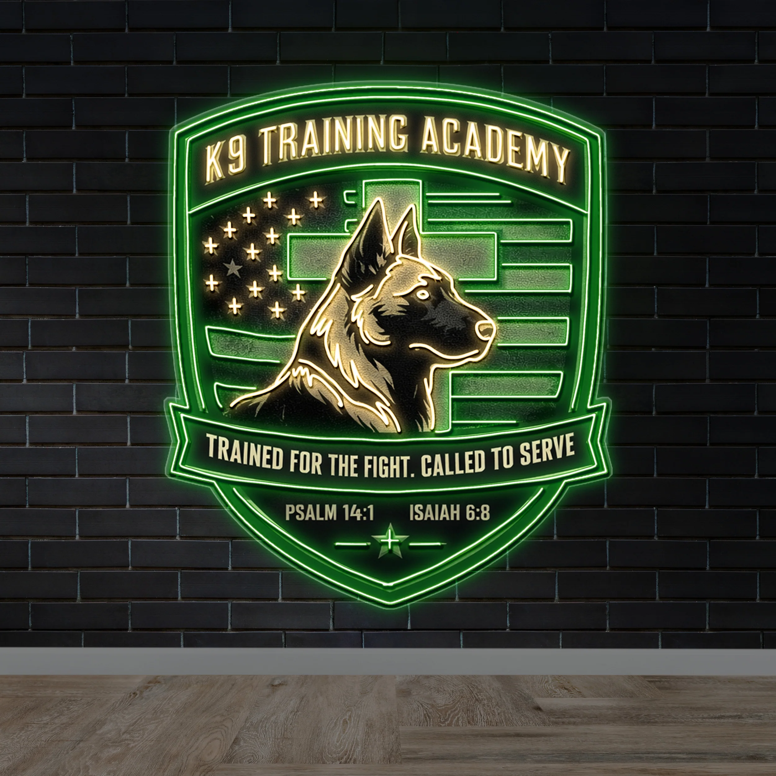 KS TRAINING ACADEMY - Premium Neon Artwork