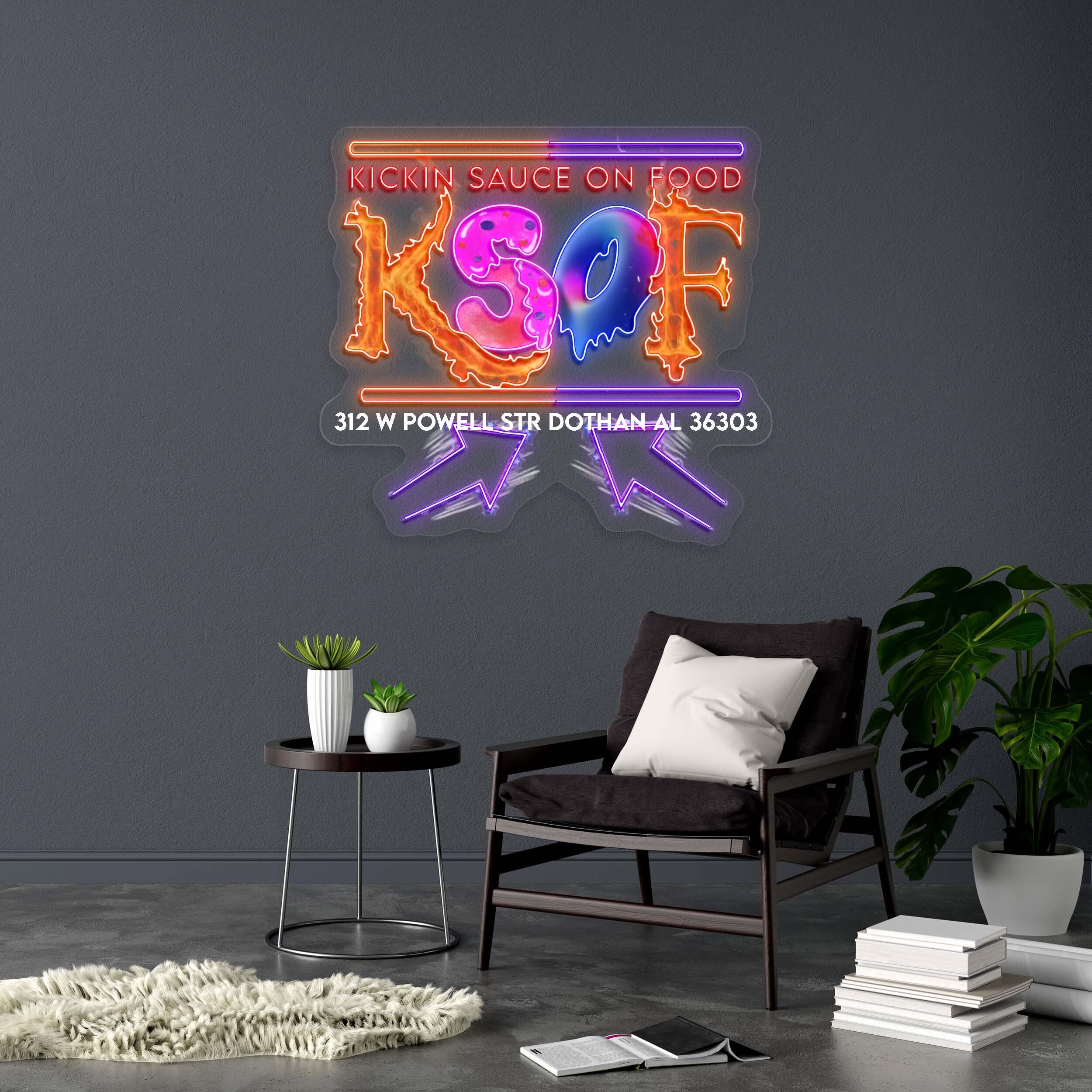 KSOF - Premium Neon Artwork