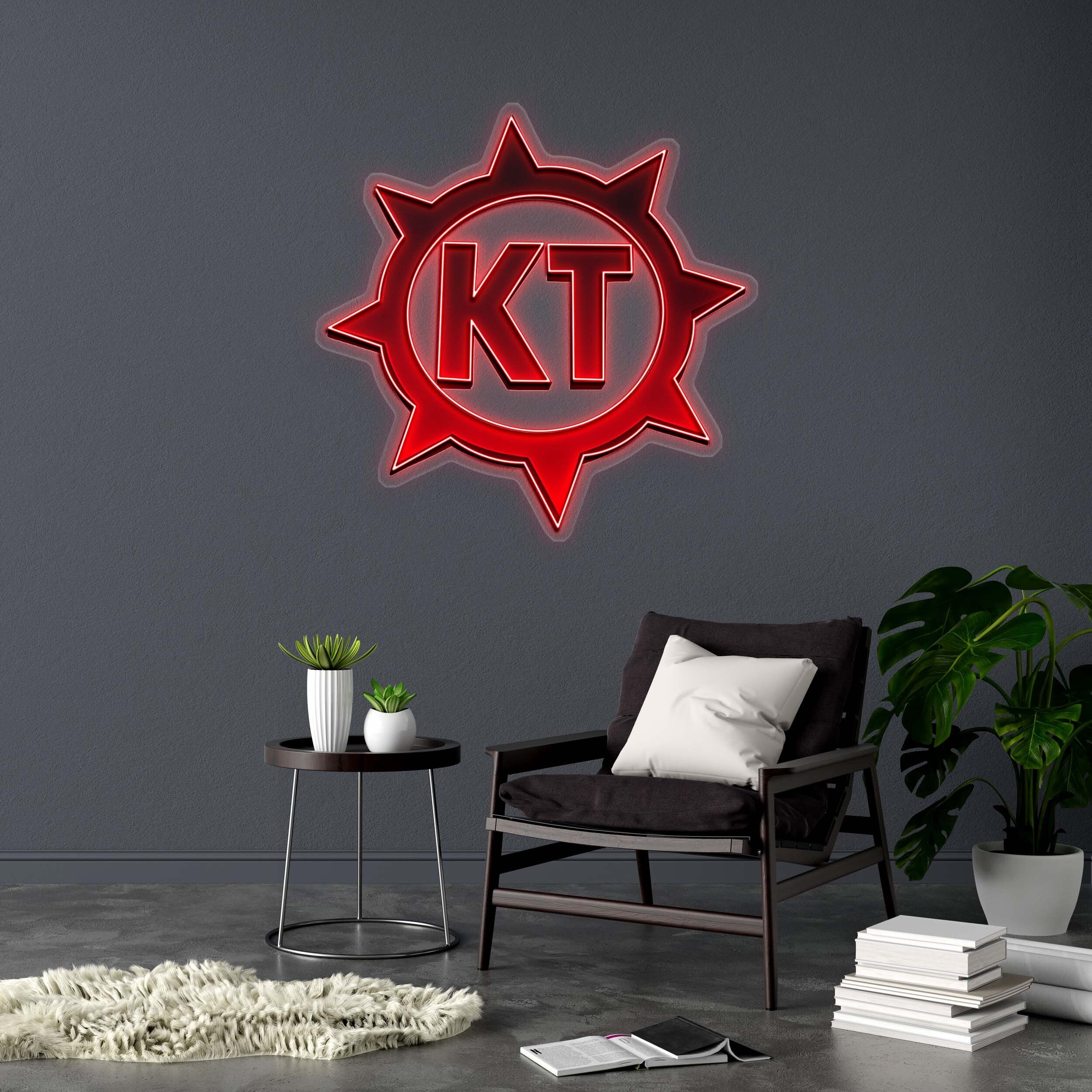 KT - Premium Neon Artwork