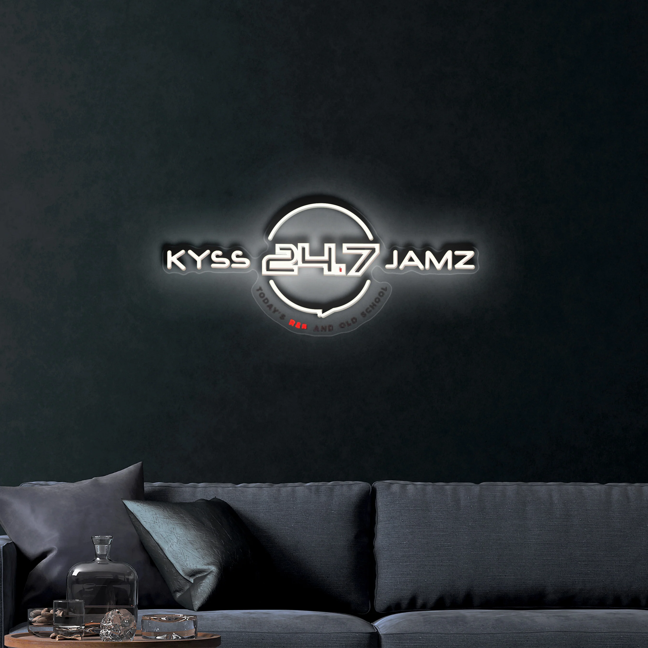 KYSS 24.7 JAMZ – Premium Neon Artwork