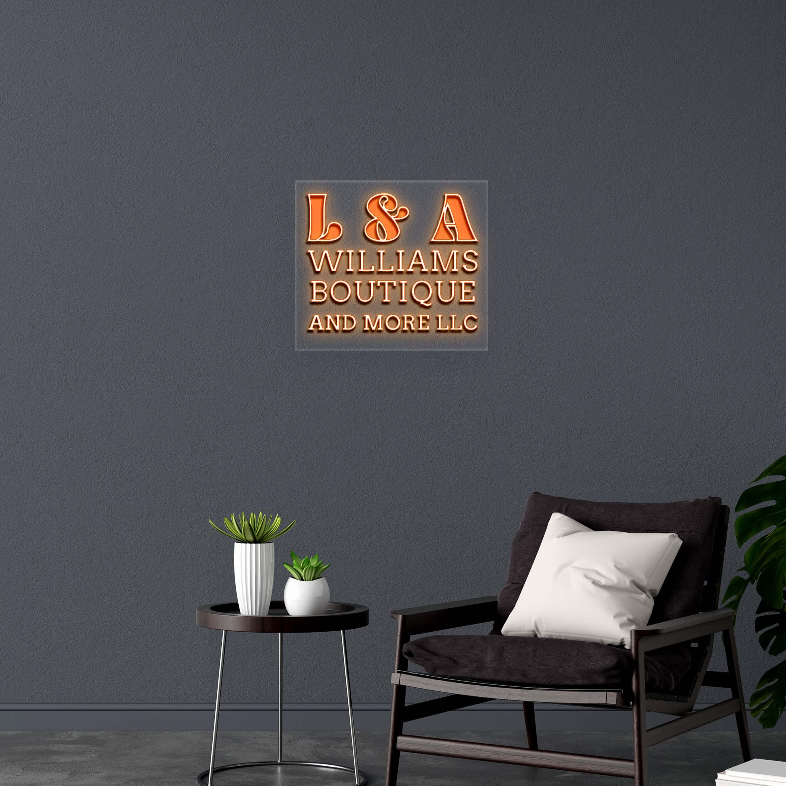 L AND A WILLIAMS BOUTIQUE - Premium Neon Artwork