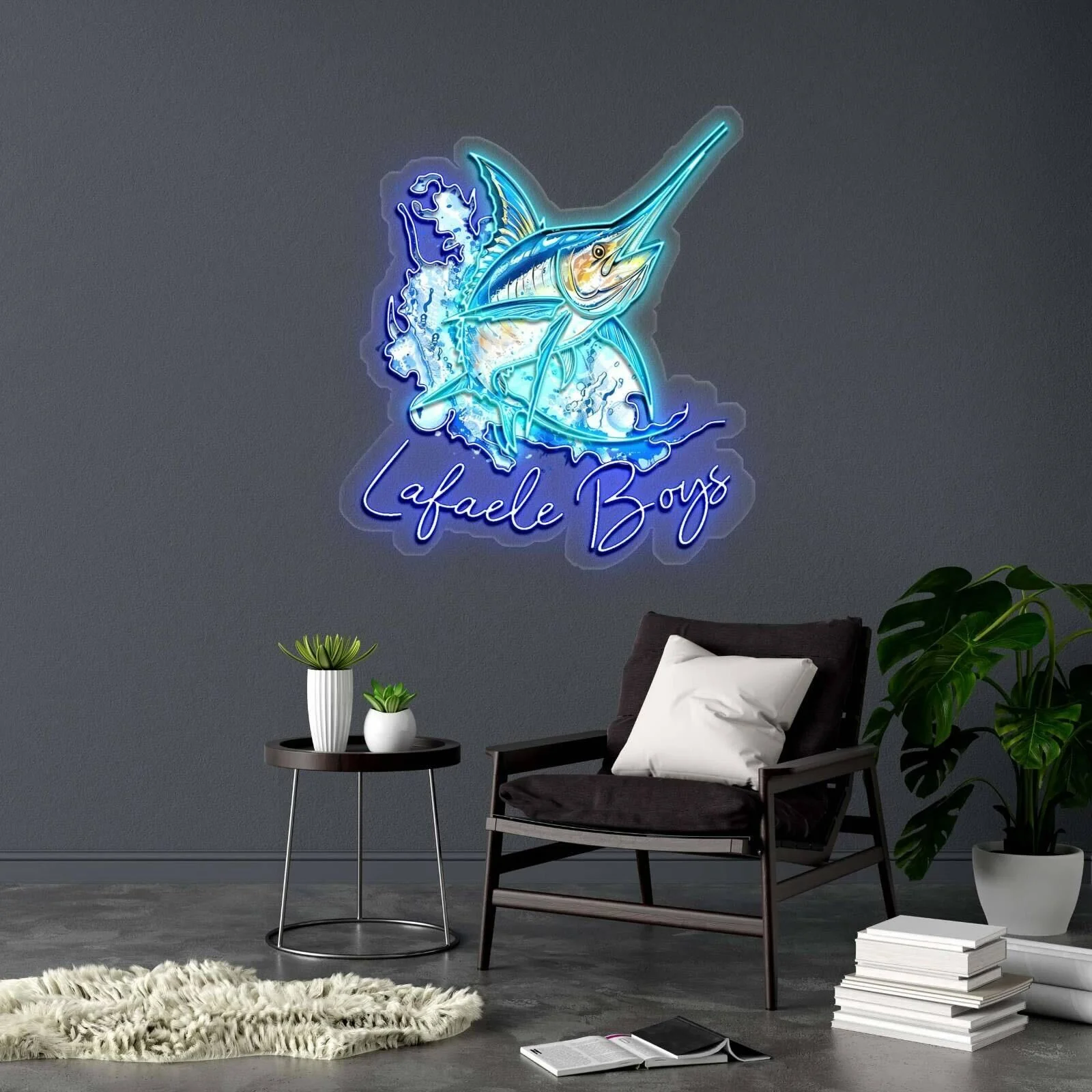 Lafaele Boyz - Premium Neon Artwork