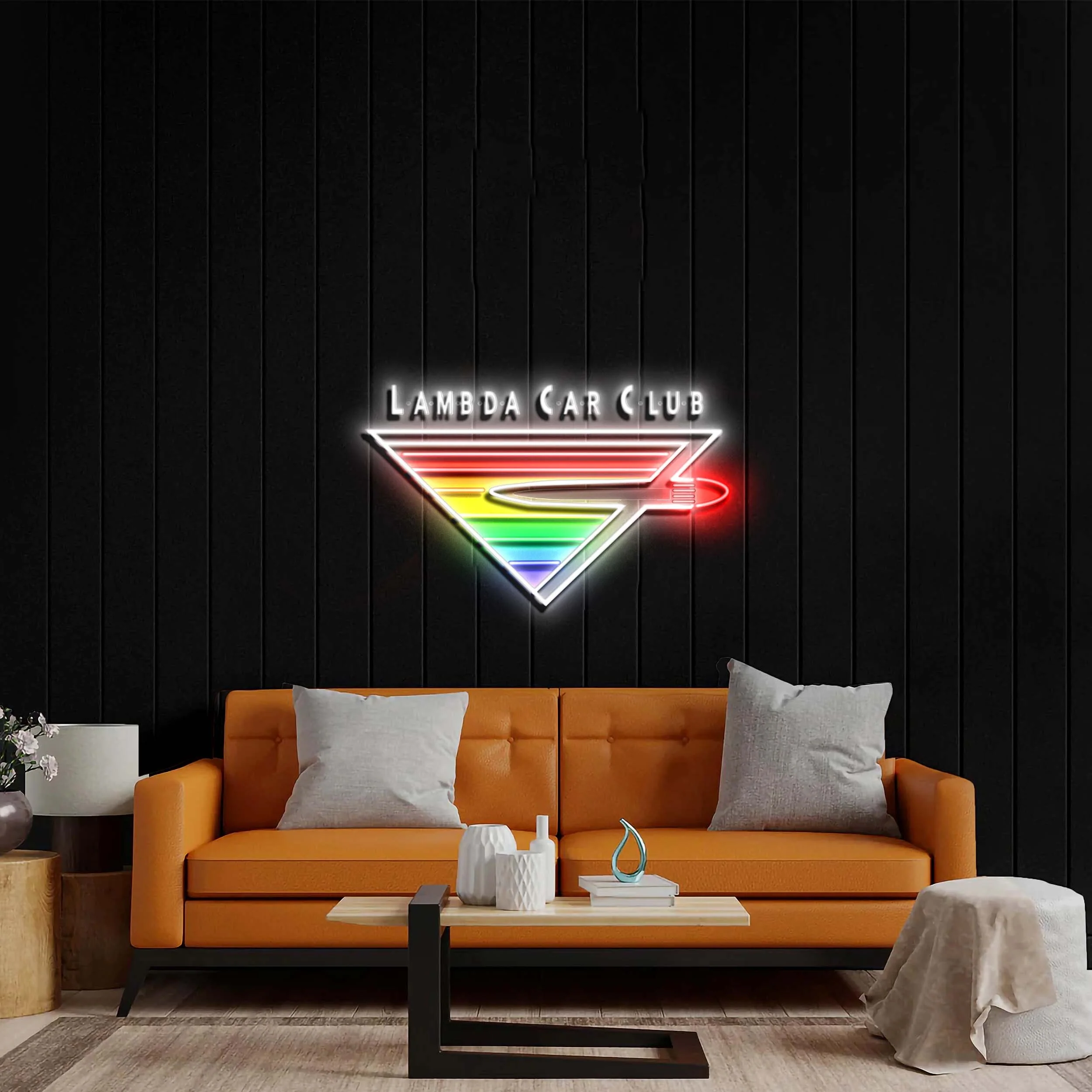 Lambda Car Club - Premium Neon Artwork
