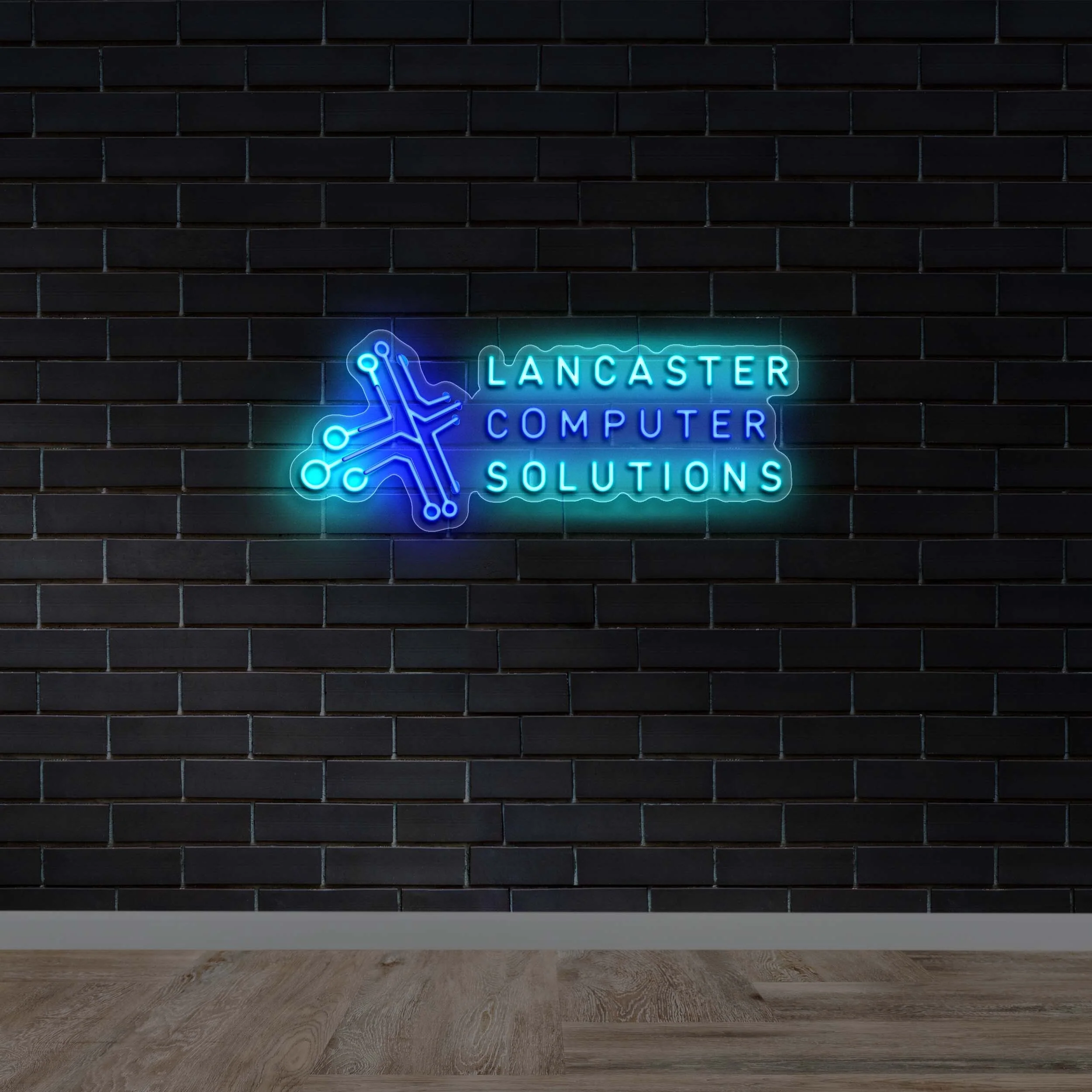 Lancaster Computer Solutions  - Premium Neon Artwork