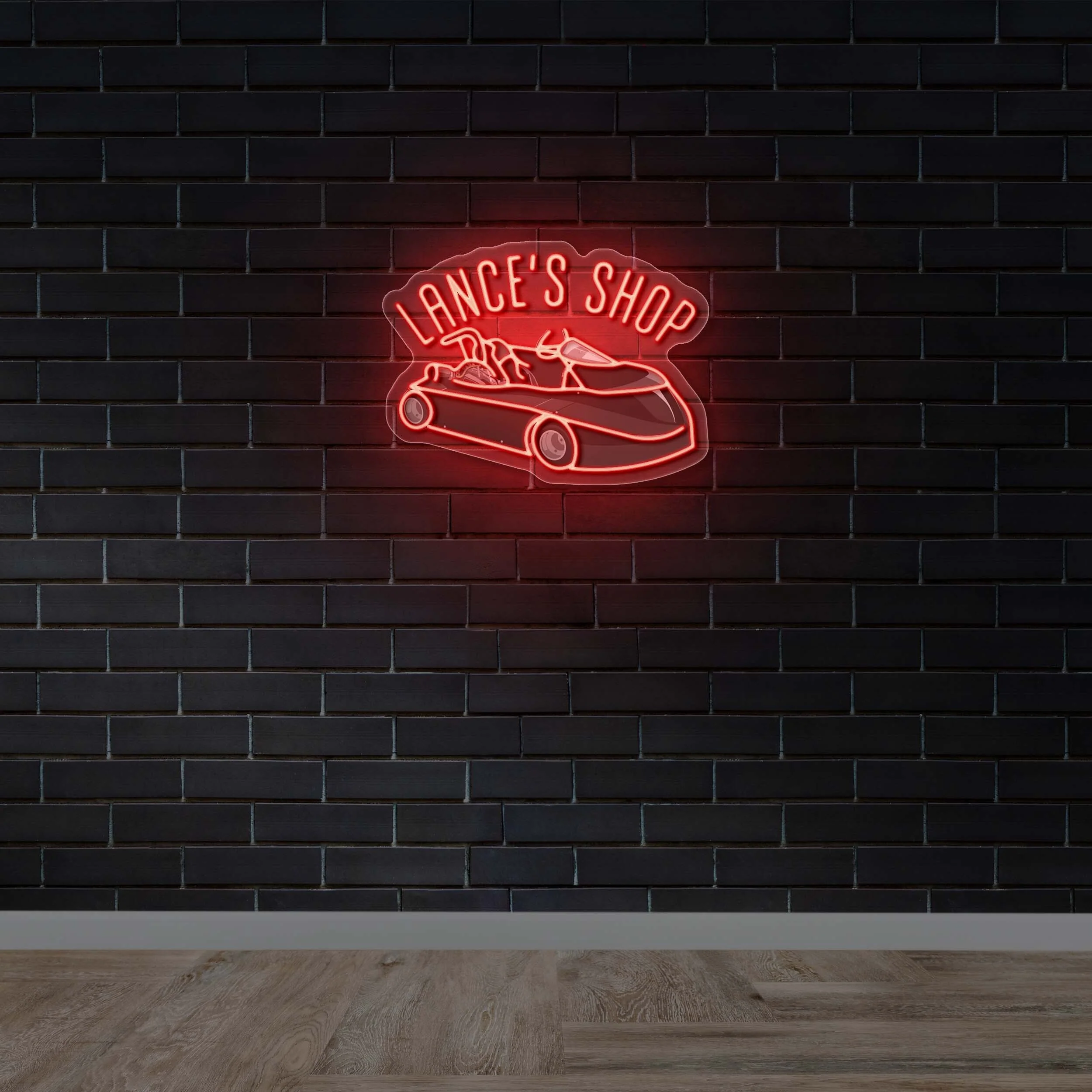 LANCE'S SHOP - Premium Neon Artwork