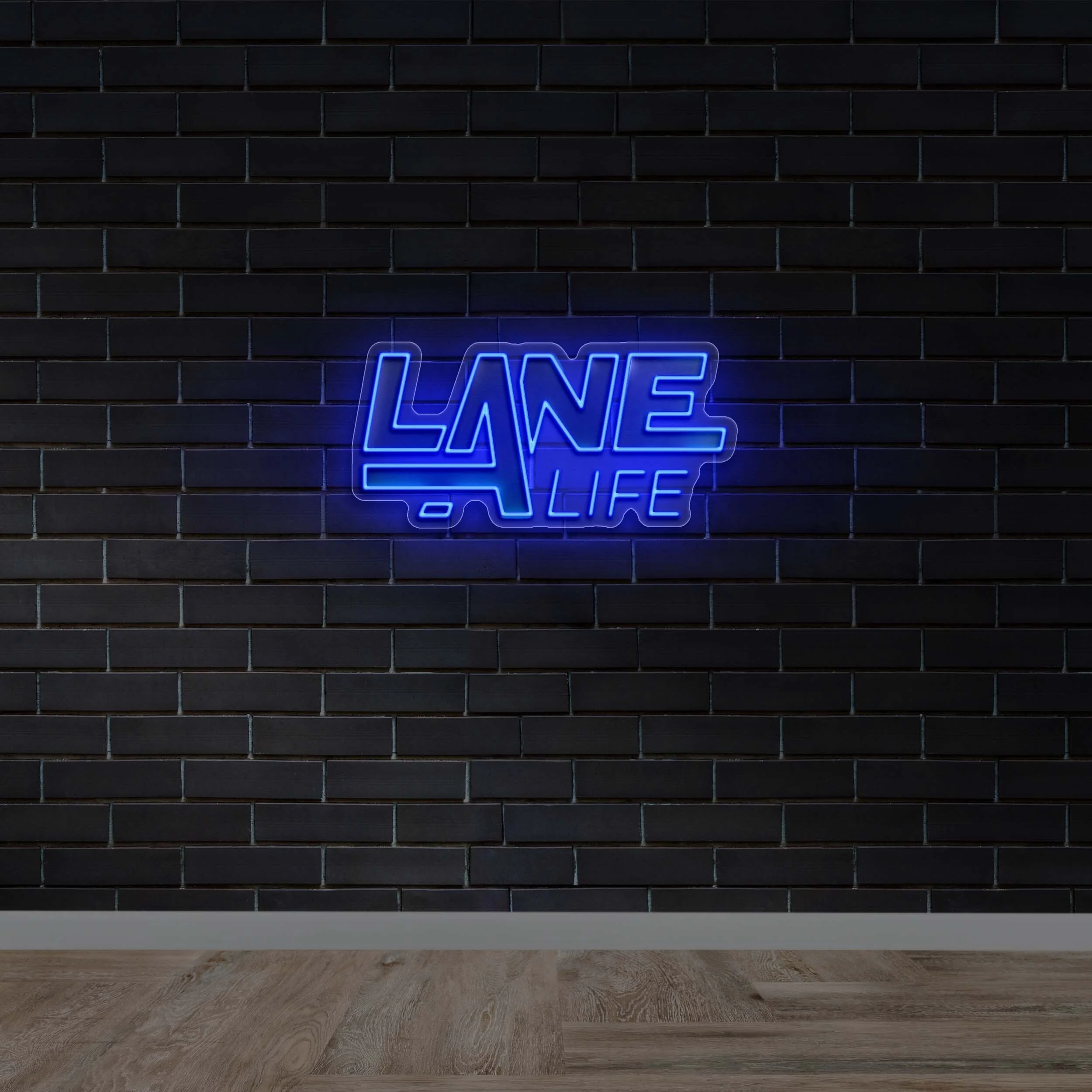 LANE LIFE - Premium Neon Artwork