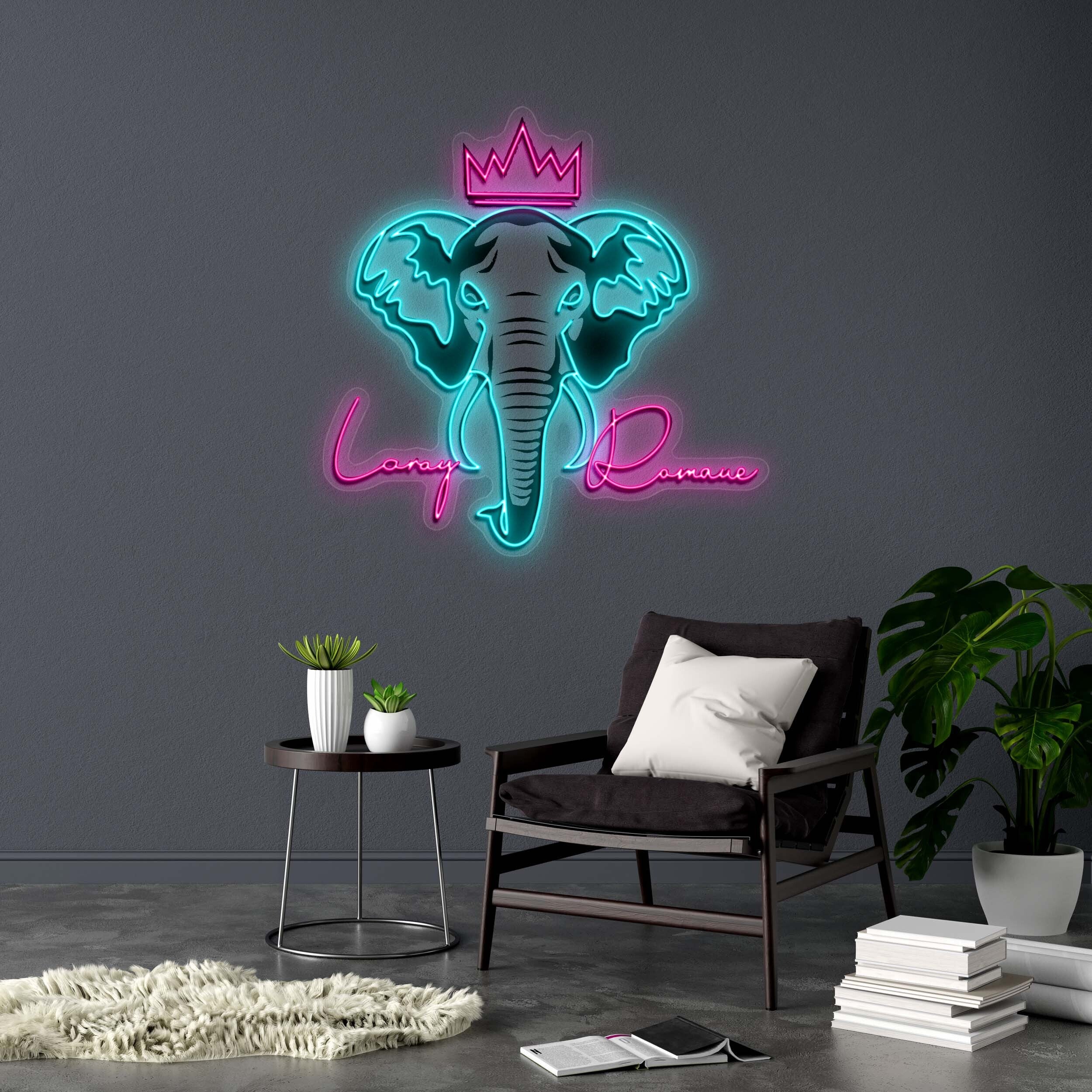 Laroy Romone - Premium Neon Artwork