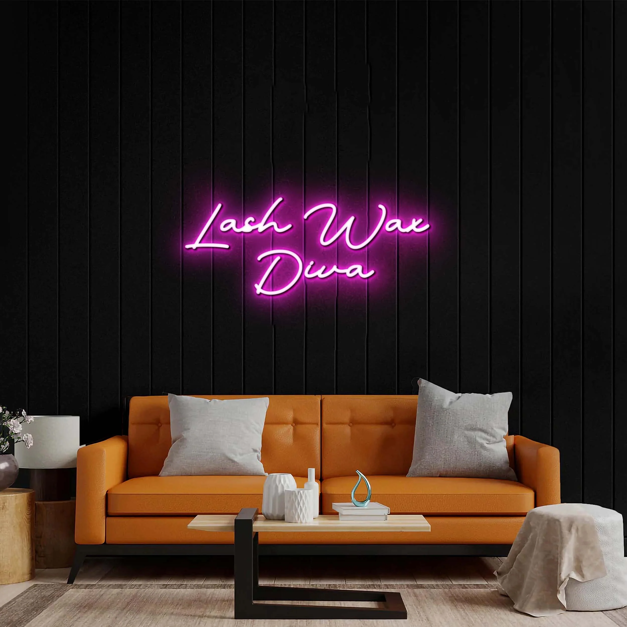Lash Wax Diva- Premium Neon Artwork
