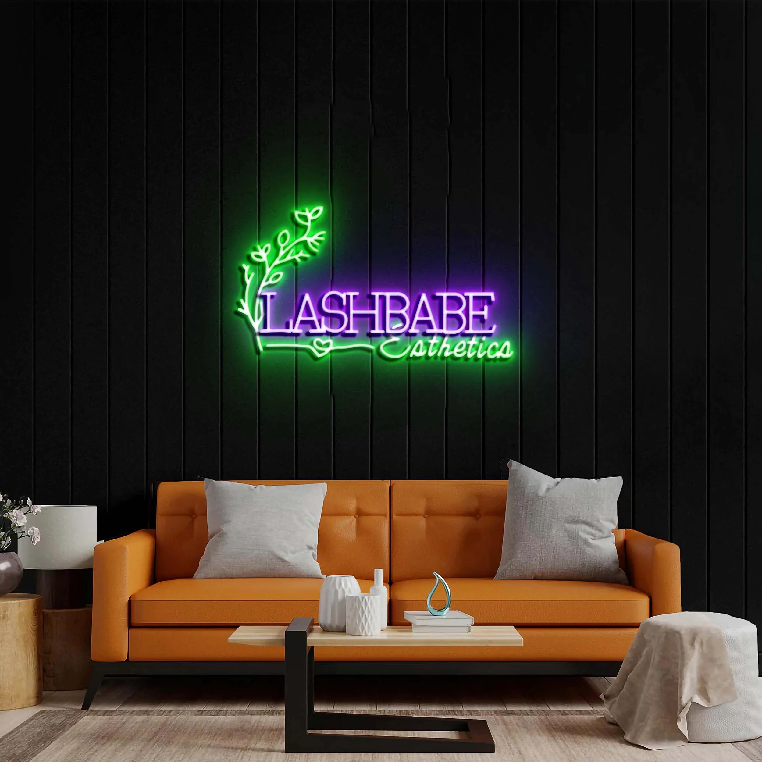 Lashbabe - Premium Neon Artwork