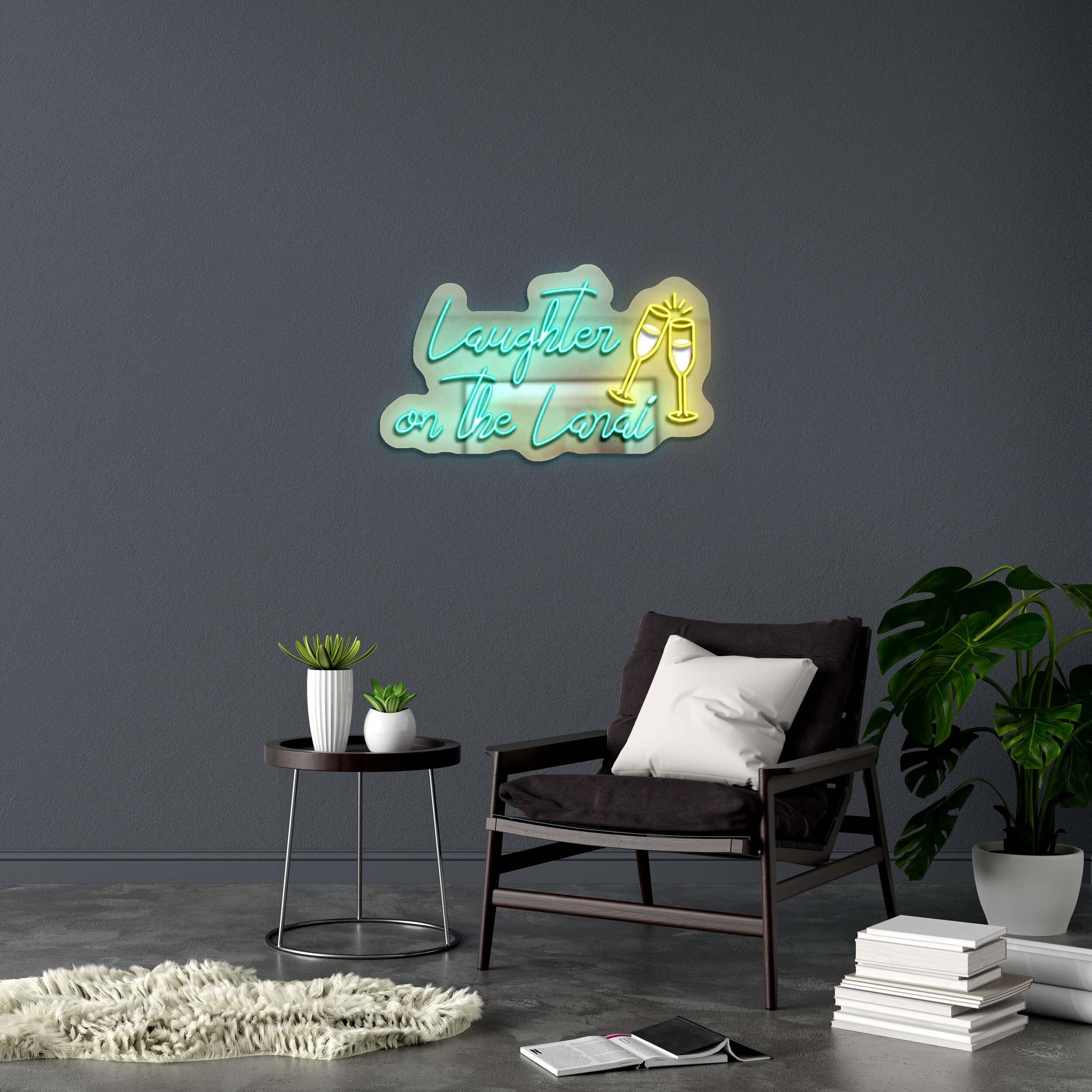 Laughter on the Lanai - Premium Neon Artwork