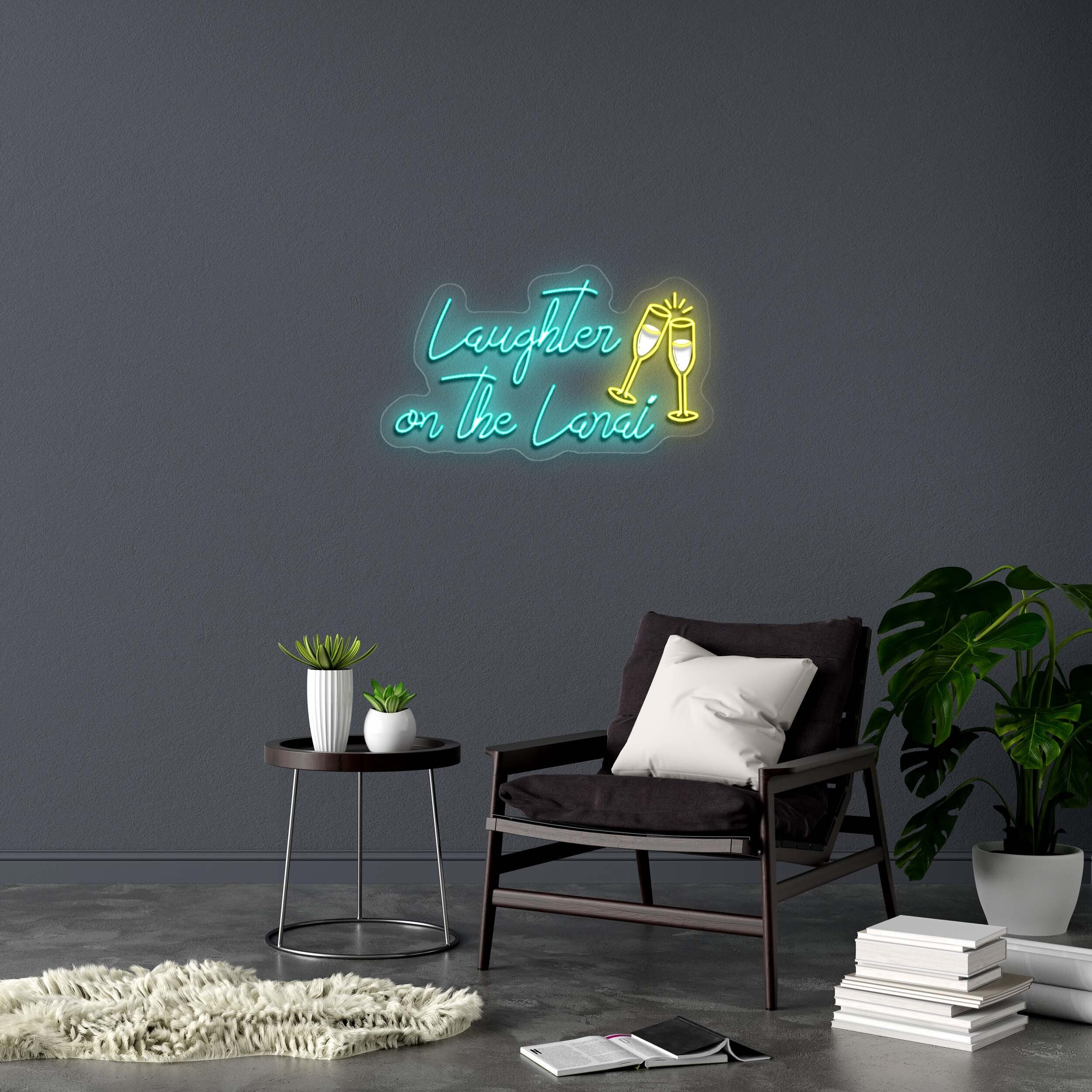 Laughter on the Lanai - Premium Neon Artwork - Image 2