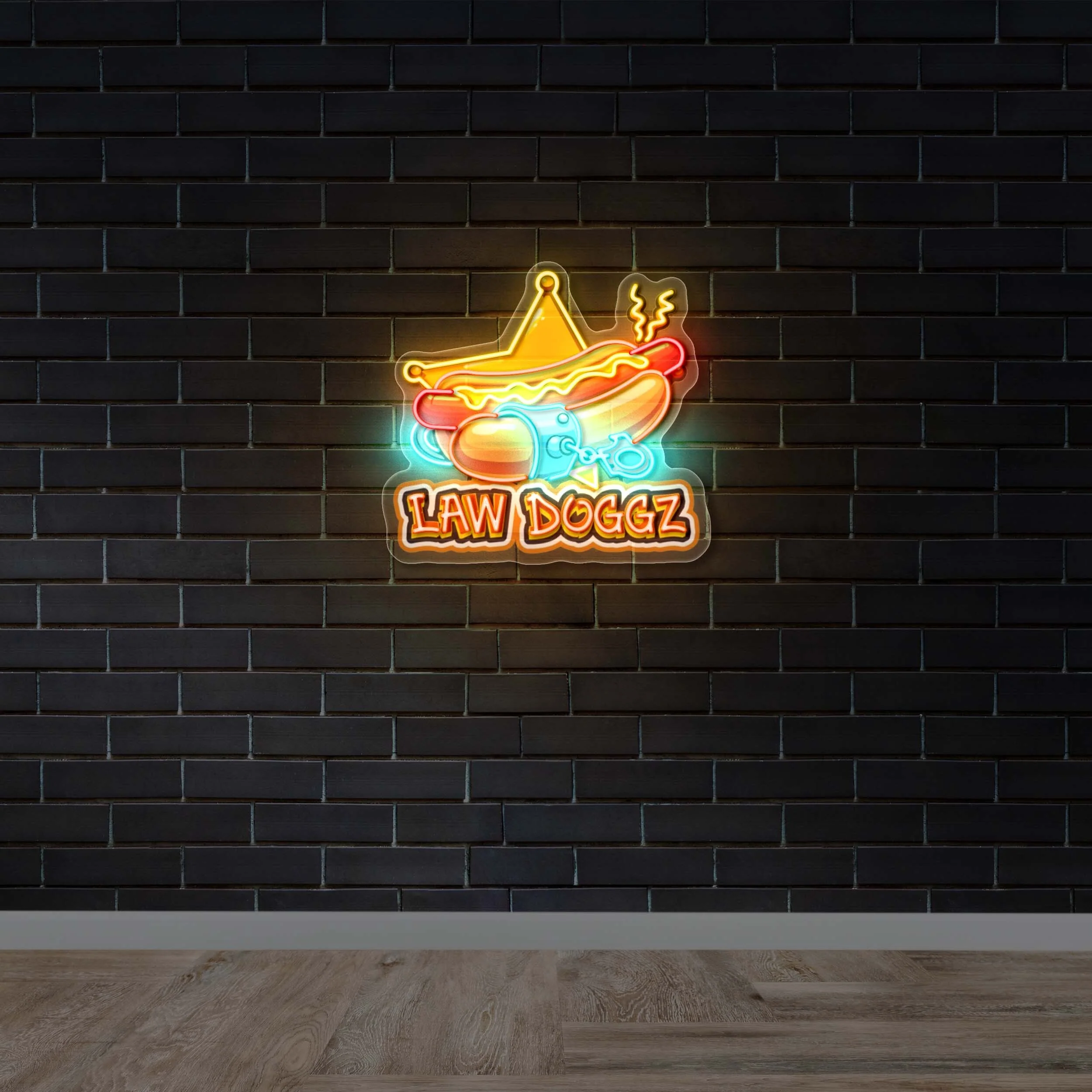 LAW DOGGZ | 2nd version - Premium Neon Artwork