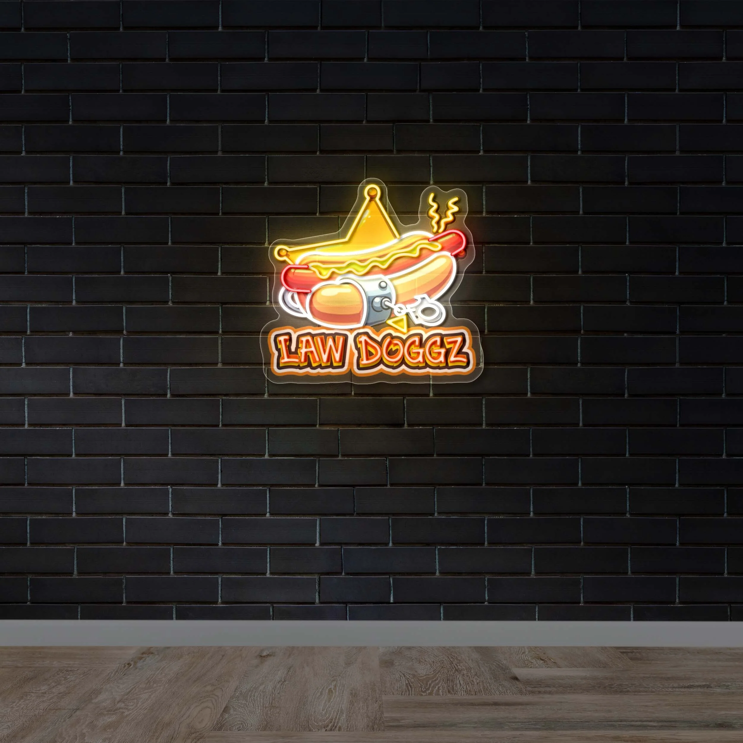 LAW DOGGZ - Premium Neon Artwork