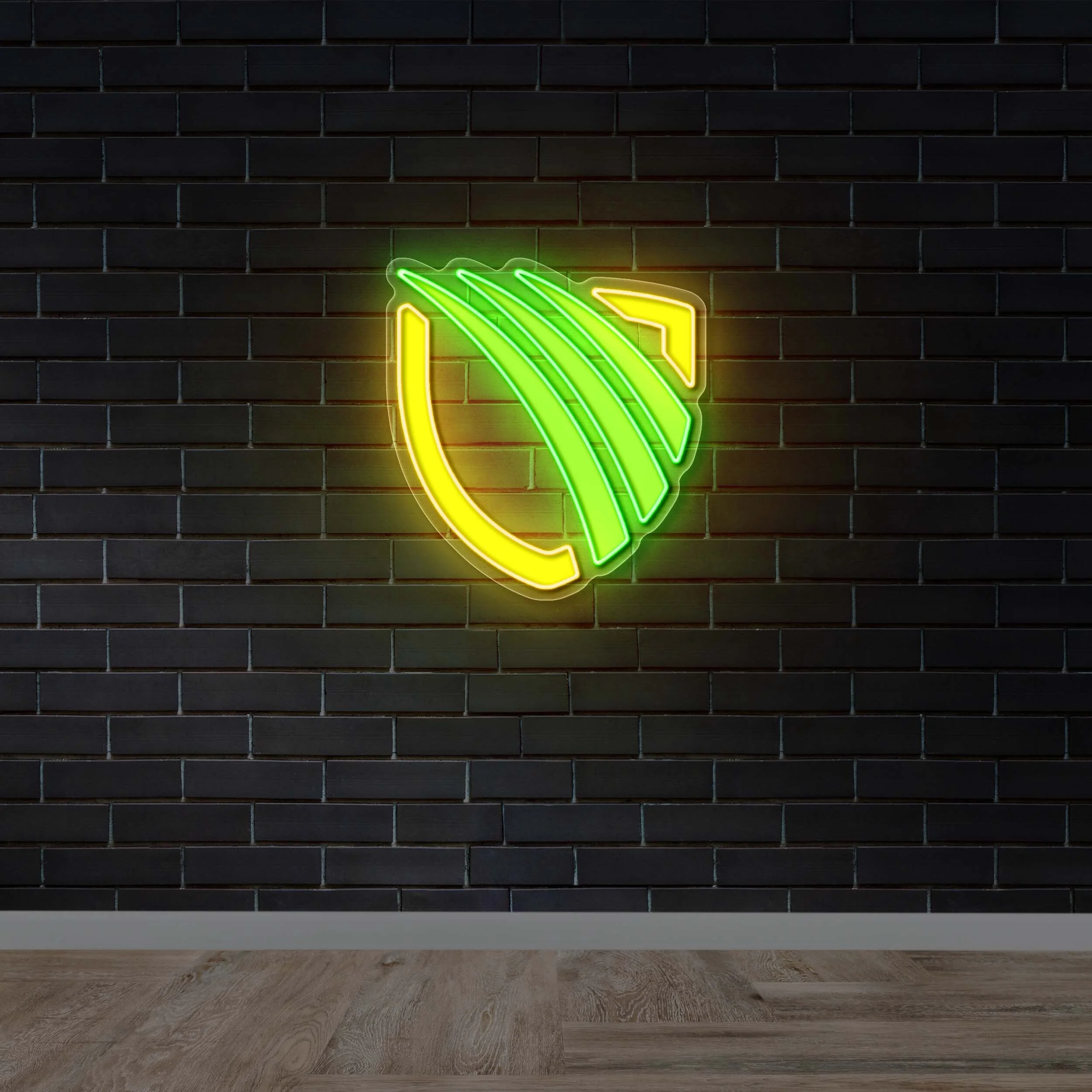 Lawn Guard and Pest logo - Premium Neon Artwork