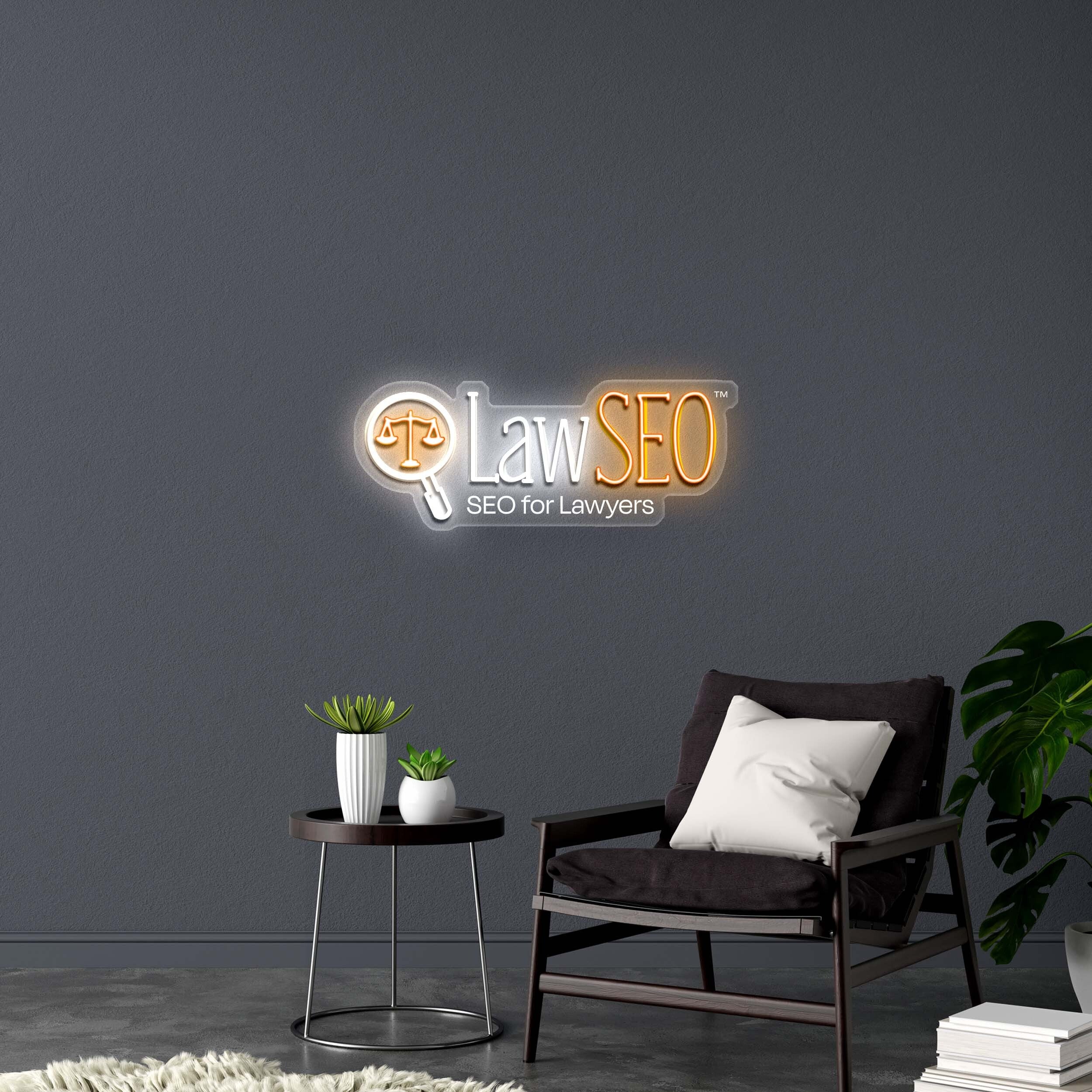 Law SEO - Premium Neon Artwork