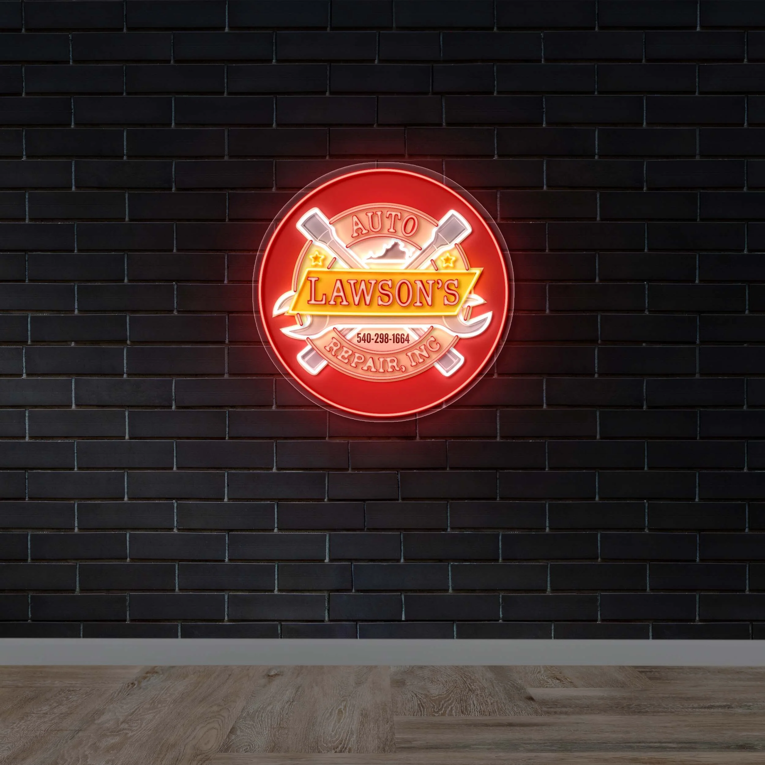 Lawson’s Auto Repair, Inc - Premium Neon Artwork - Image 2