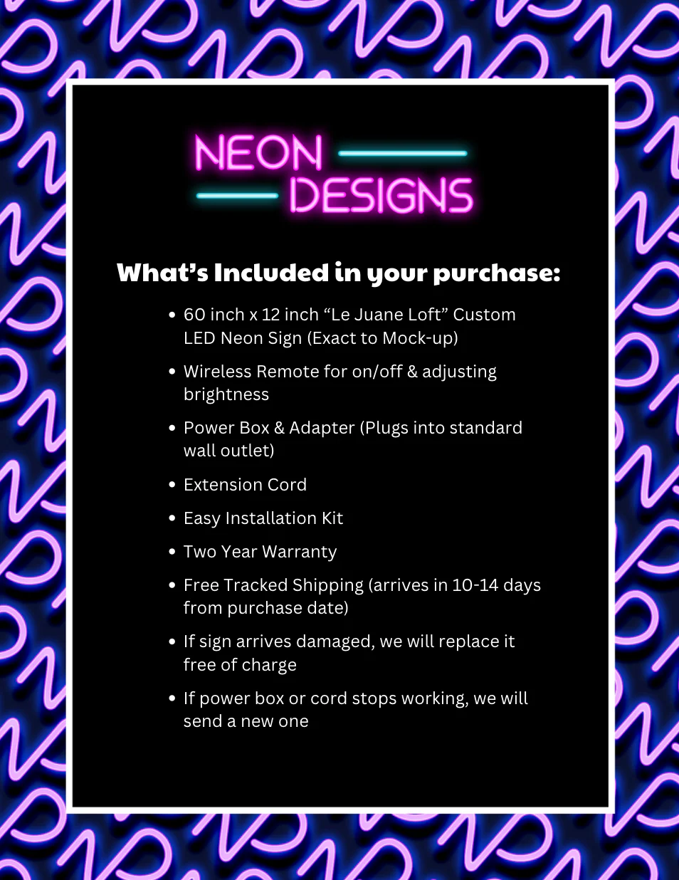 Le Juane Loft - Premium Neon Artwork - Image 2