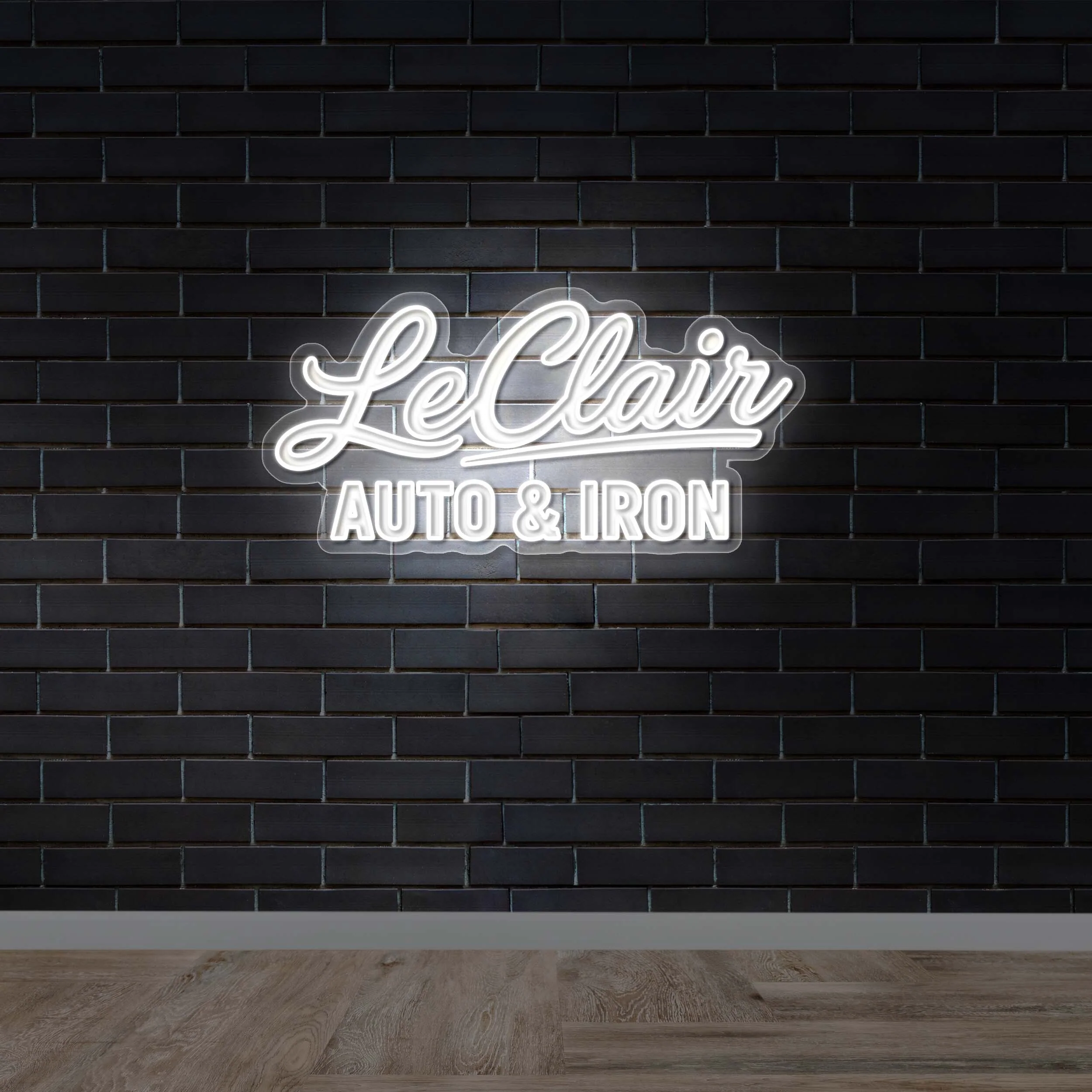 LeClair Auto & Iron - Premium Neon Artwork - Image 2