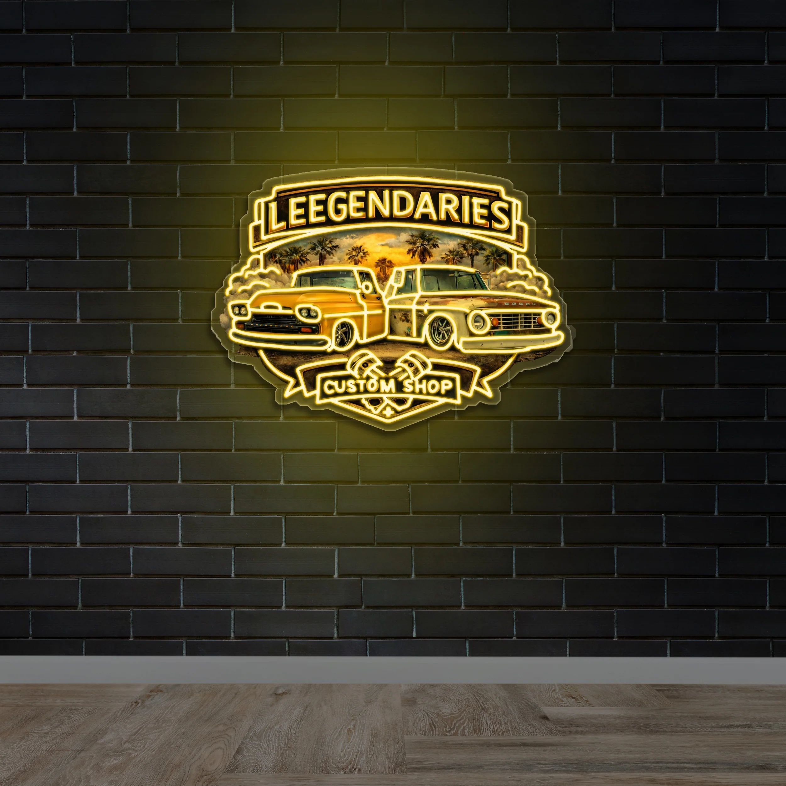LEEGENDARIES CUSTOM SHOP - Premium Neon Artwork