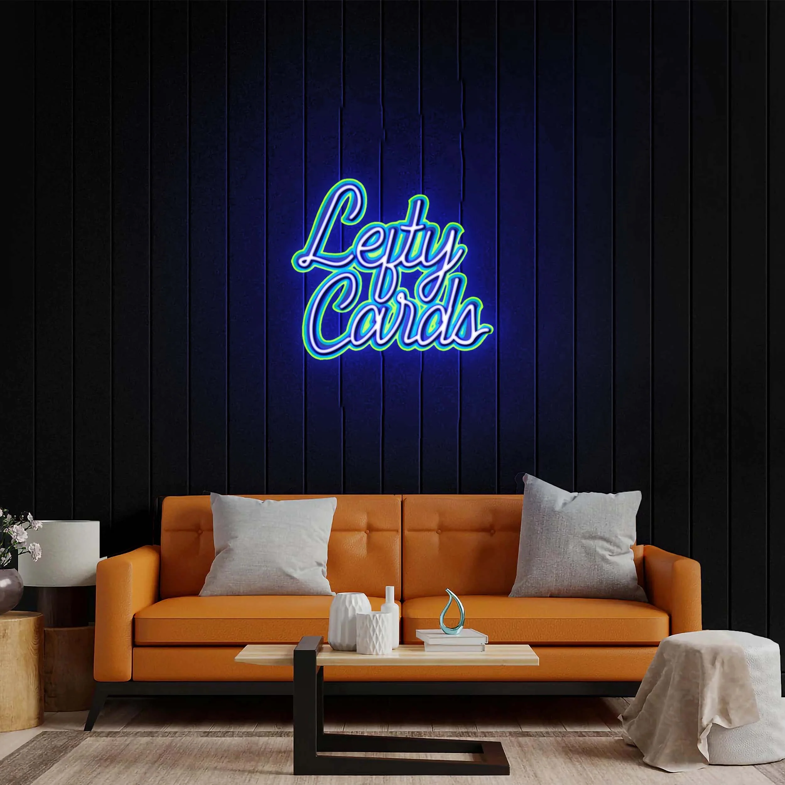Lefty Cards - Premium Neon Artwork