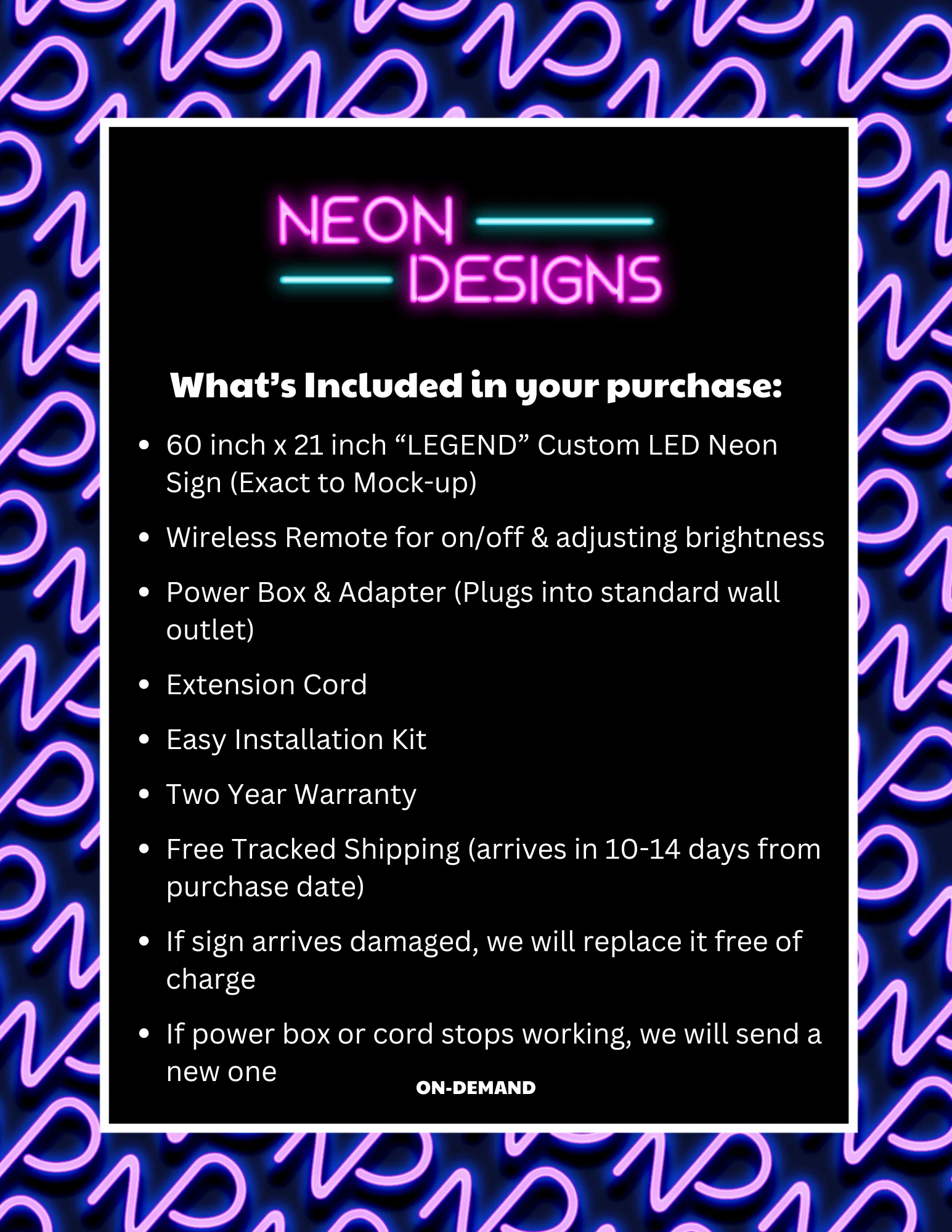 LEGEND - Premium Neon Artwork - Image 2