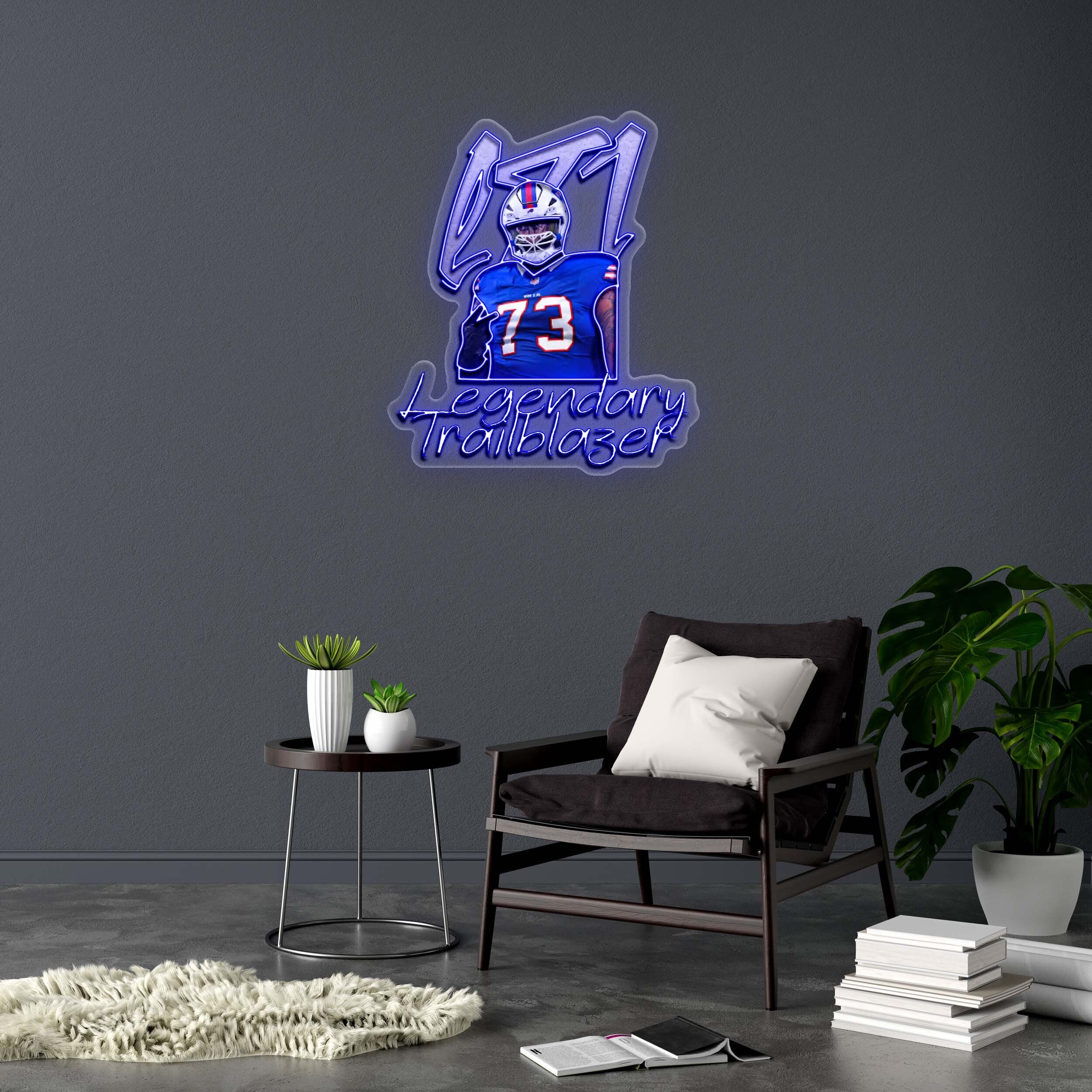 Legendary Trailblazer - Premium Neon Artwork