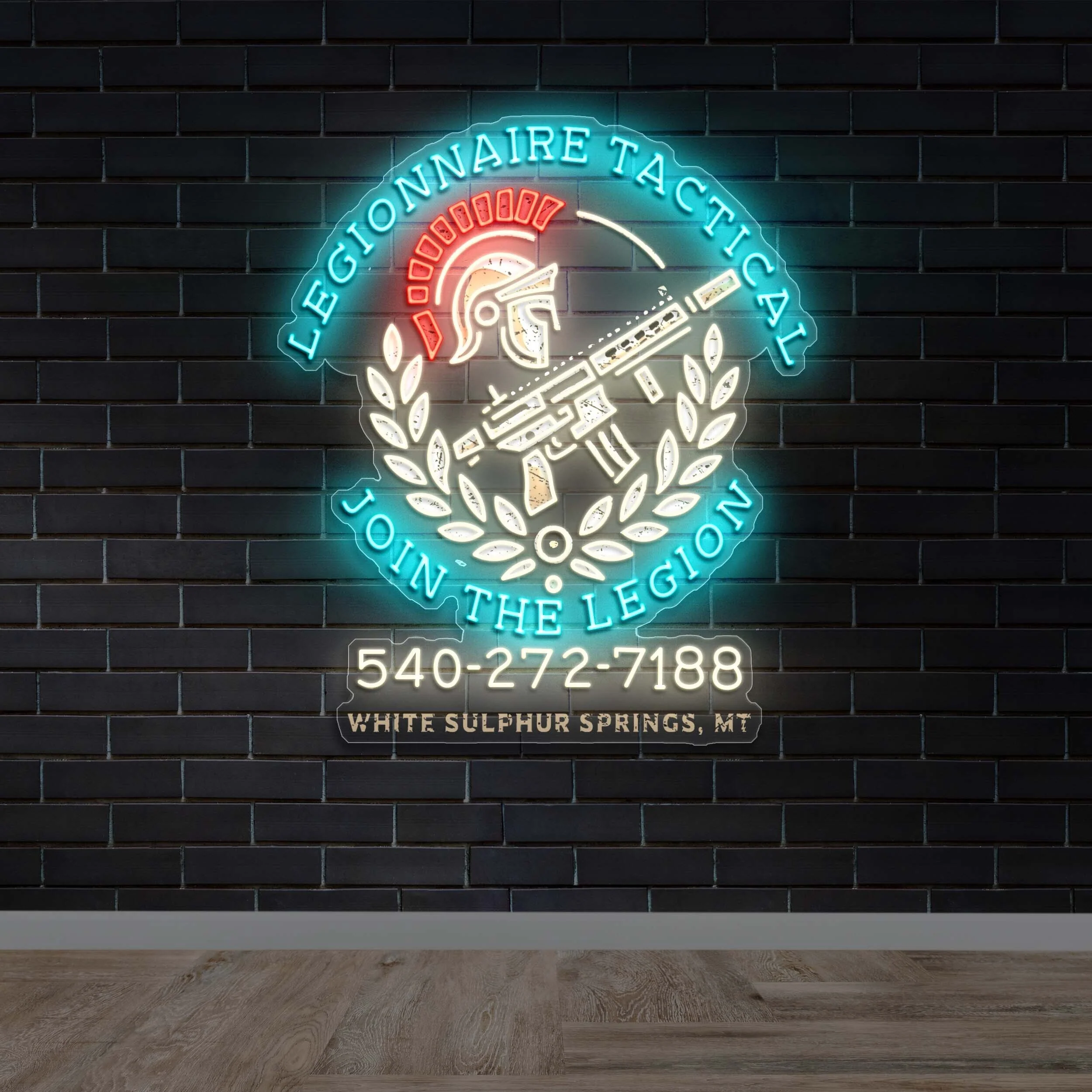 LEGIONNAIRE TACTICAL - Premium Neon Artwork