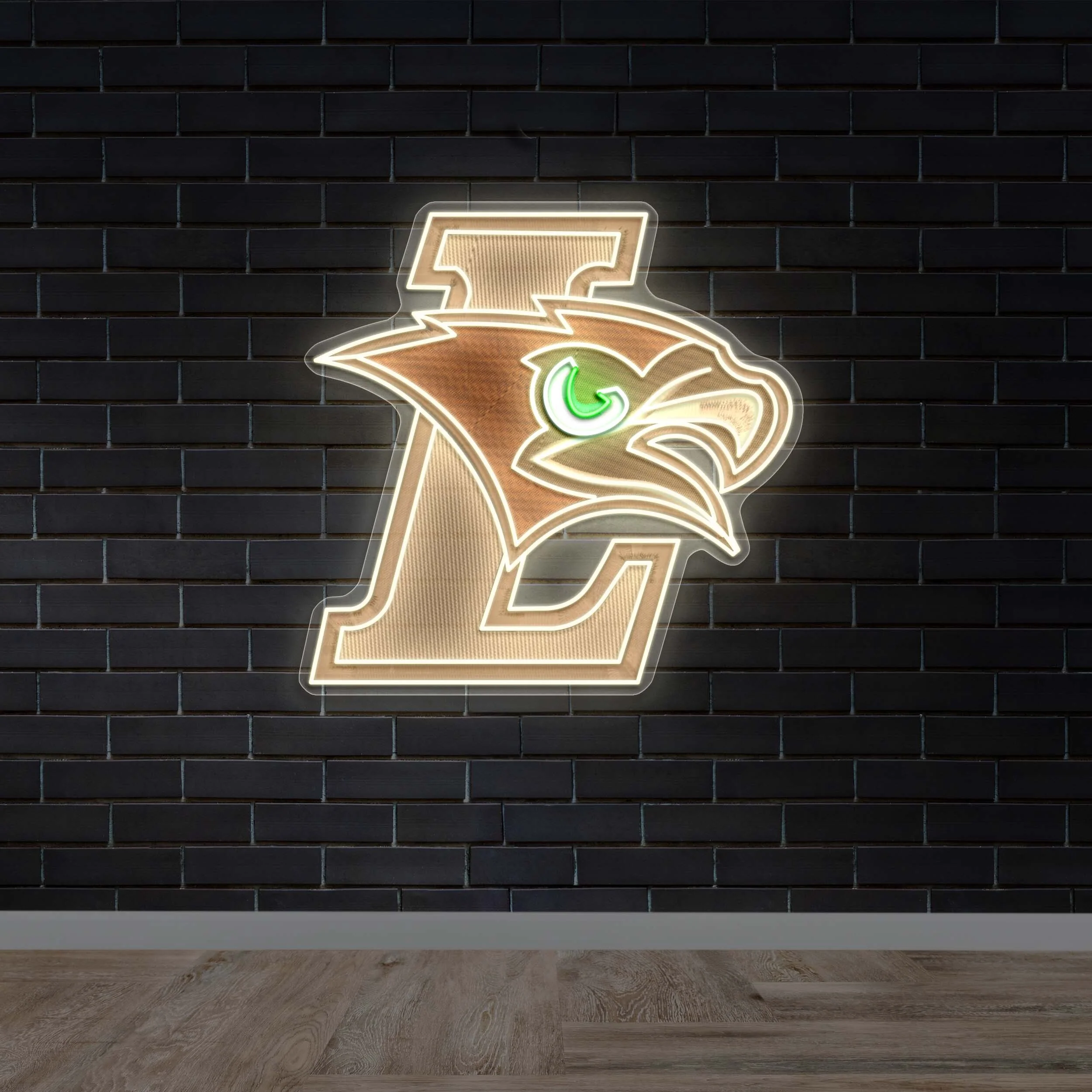 Lehigh Hawk Logo - Premium Neon Artwork