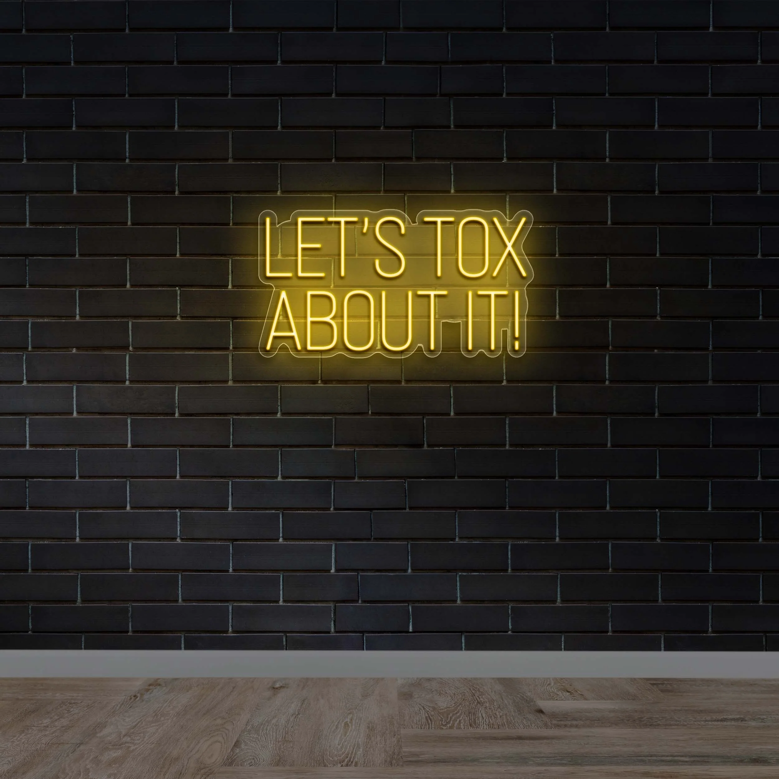 LET'S TOX ABOUT IT! - Premium Neon Artwork