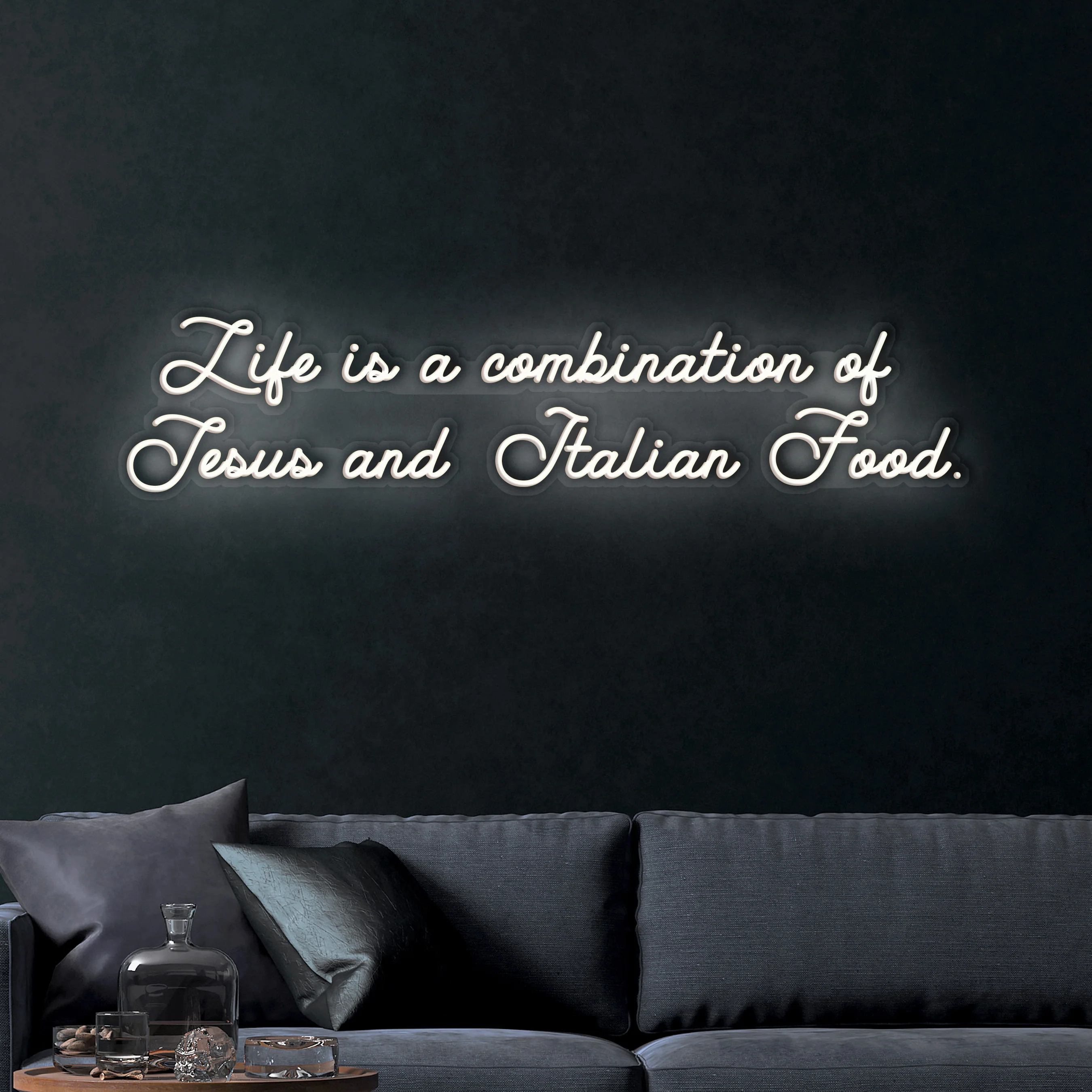 Life Is A Combination – Premium Neon Artwork