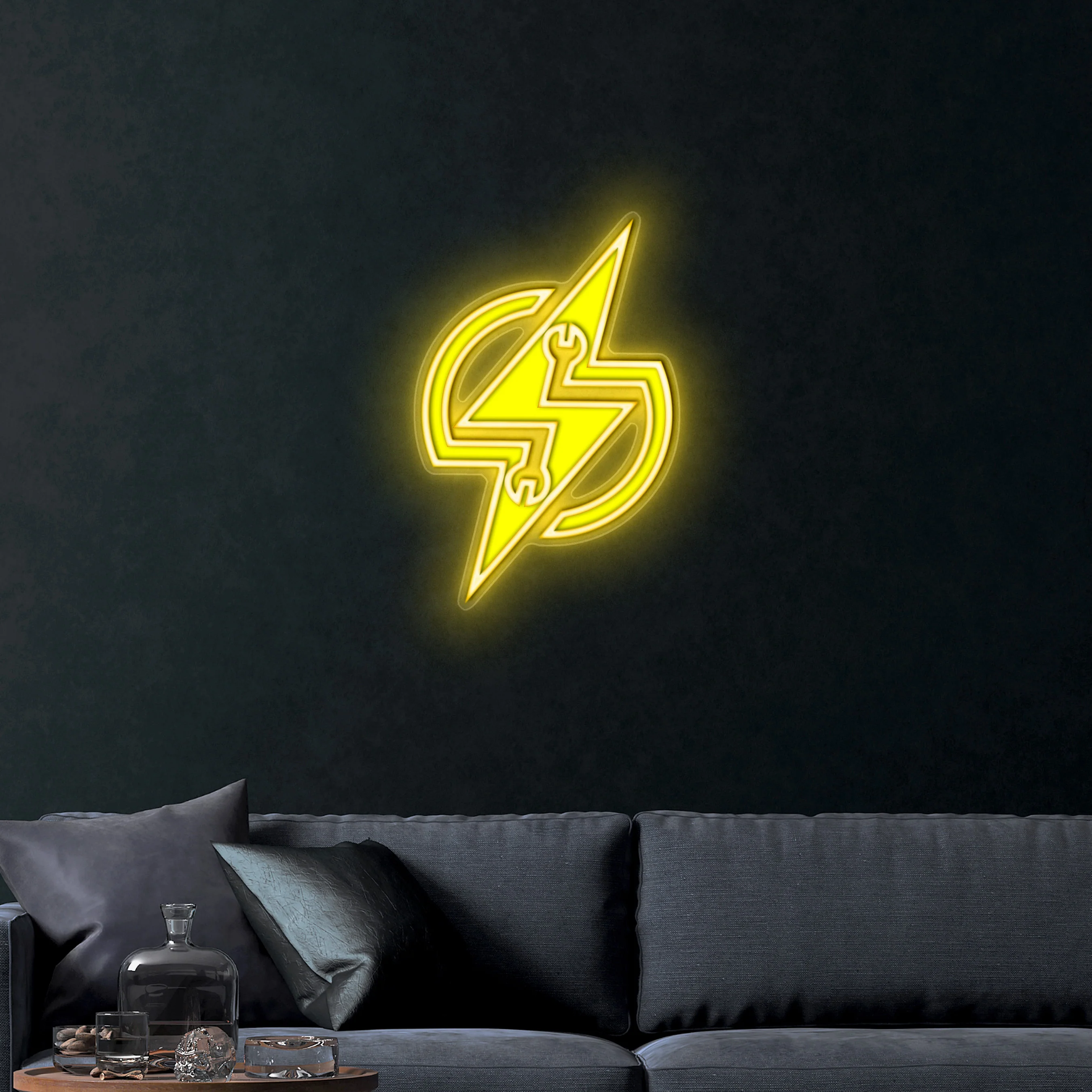 Lightning Wrenches – Premium Neon Artwork