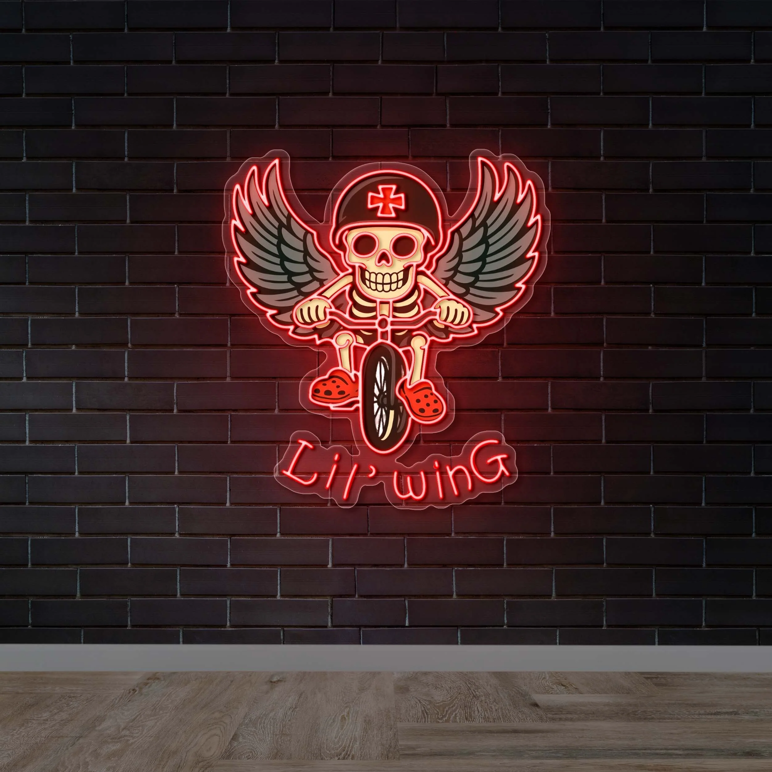 Lil' Wing - Premium Neon Artwork