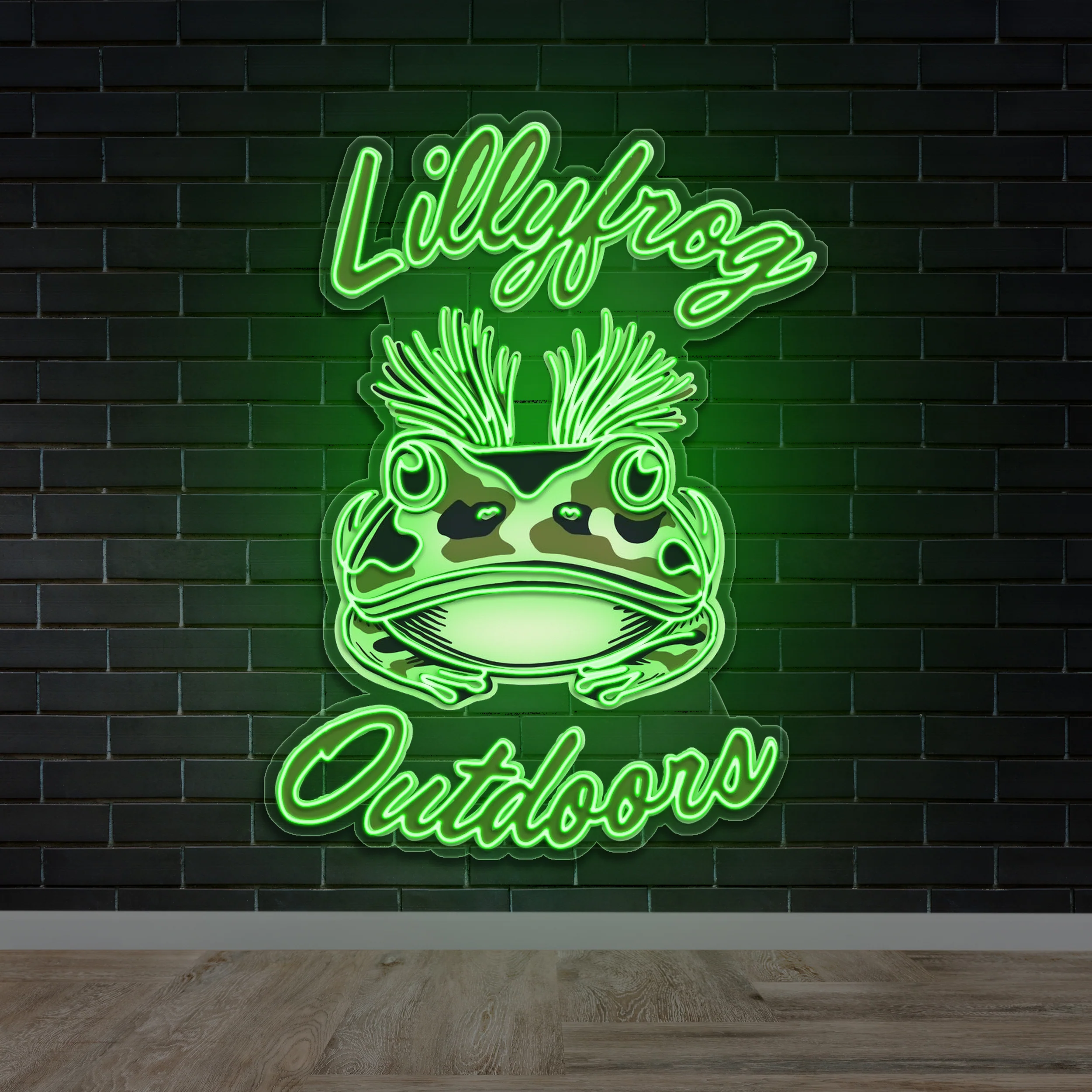 Lillyfrog Outdoors - Premium Neon Artwork