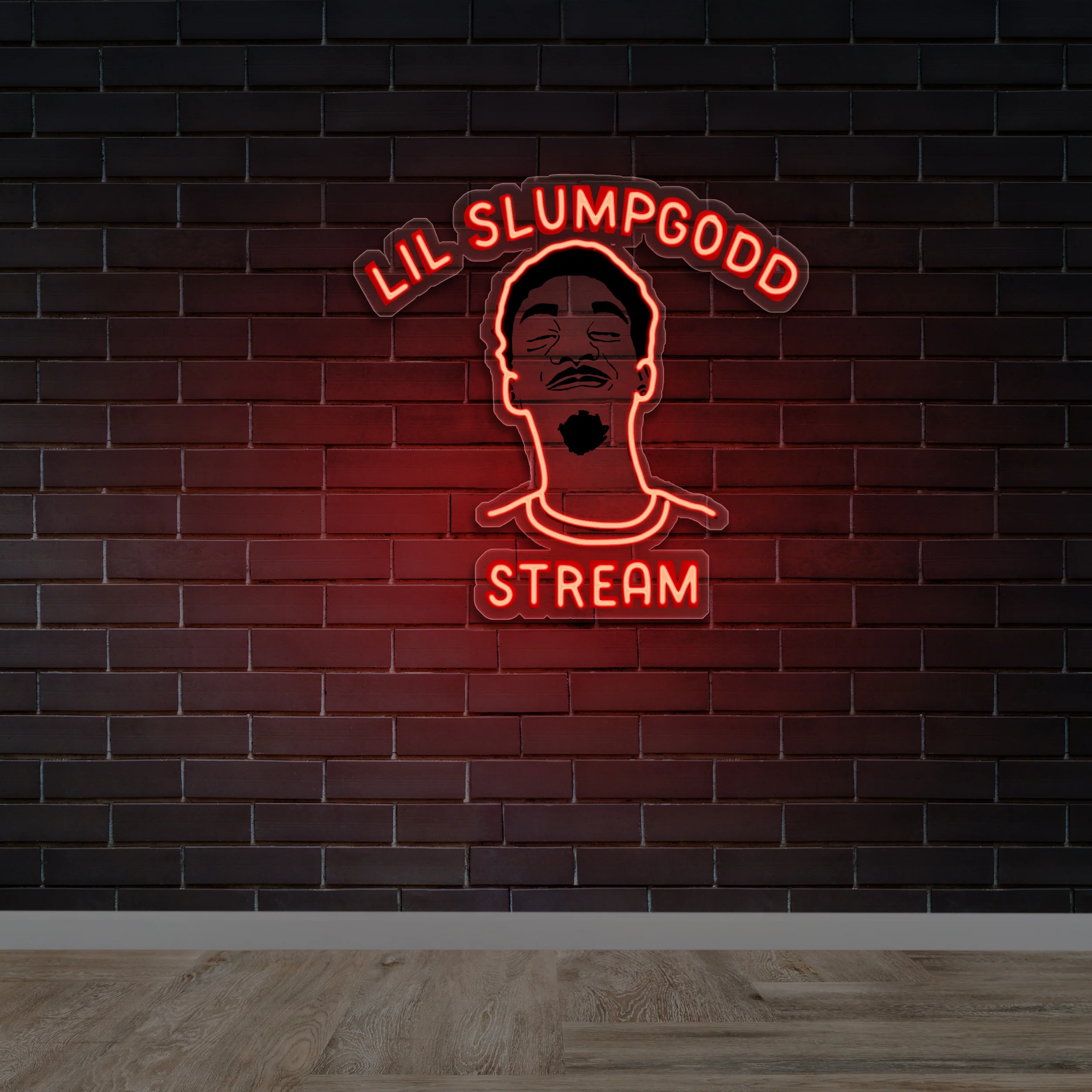 LilSlumpGodd Stream - Premium Neon Artwork