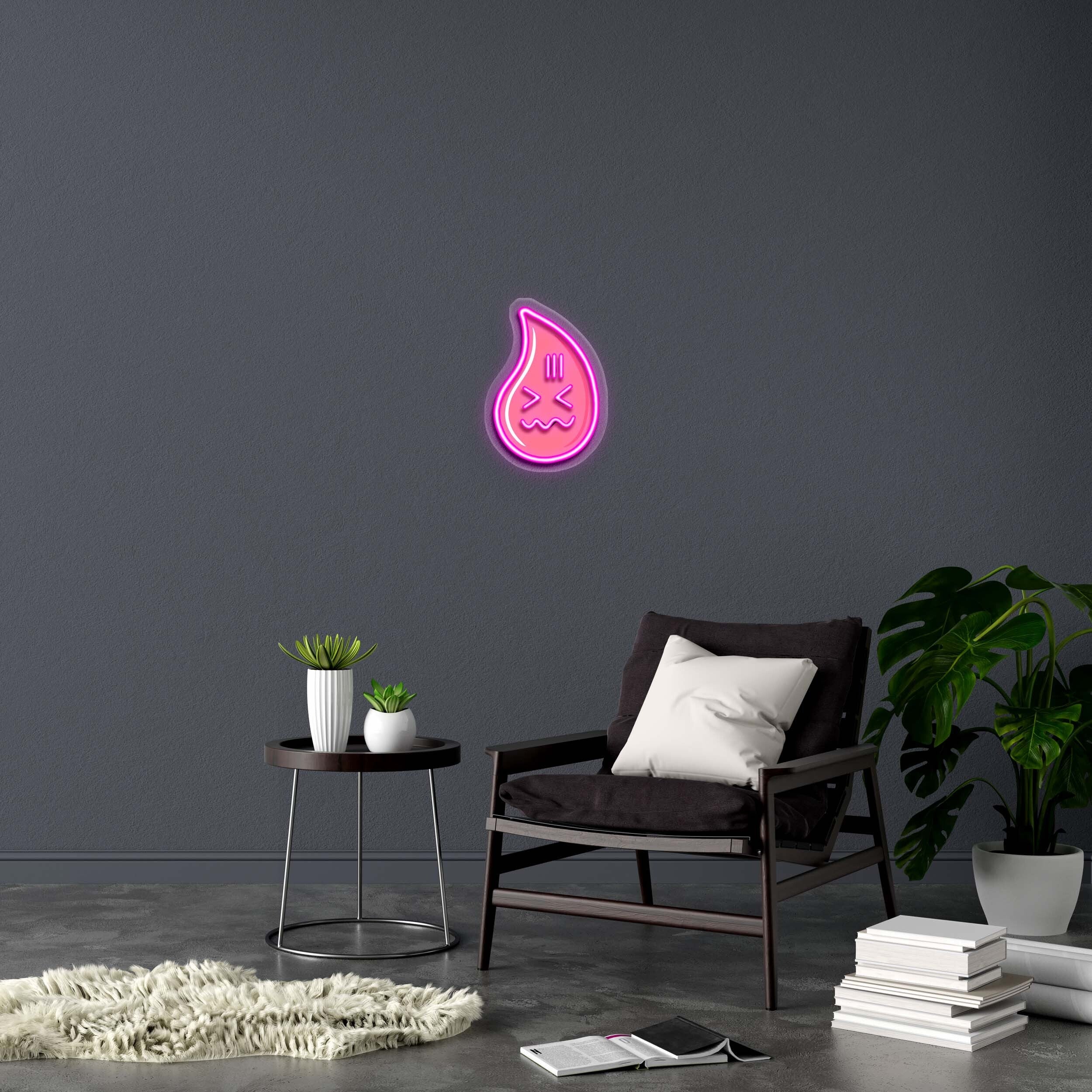 Liquid Drip - Premium Neon Artwork